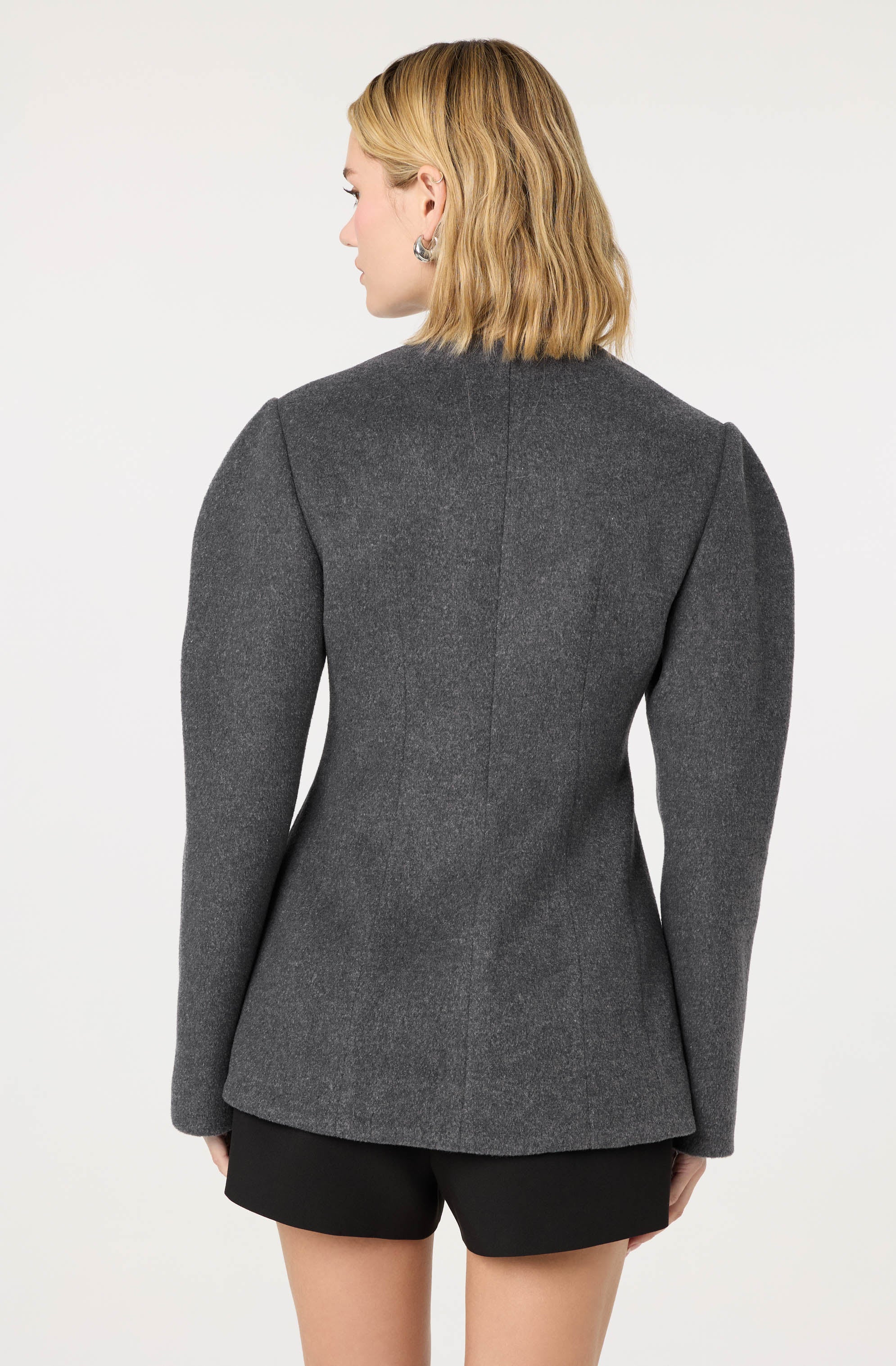 Ada Wool Blend Cinched Jacket - Image 4