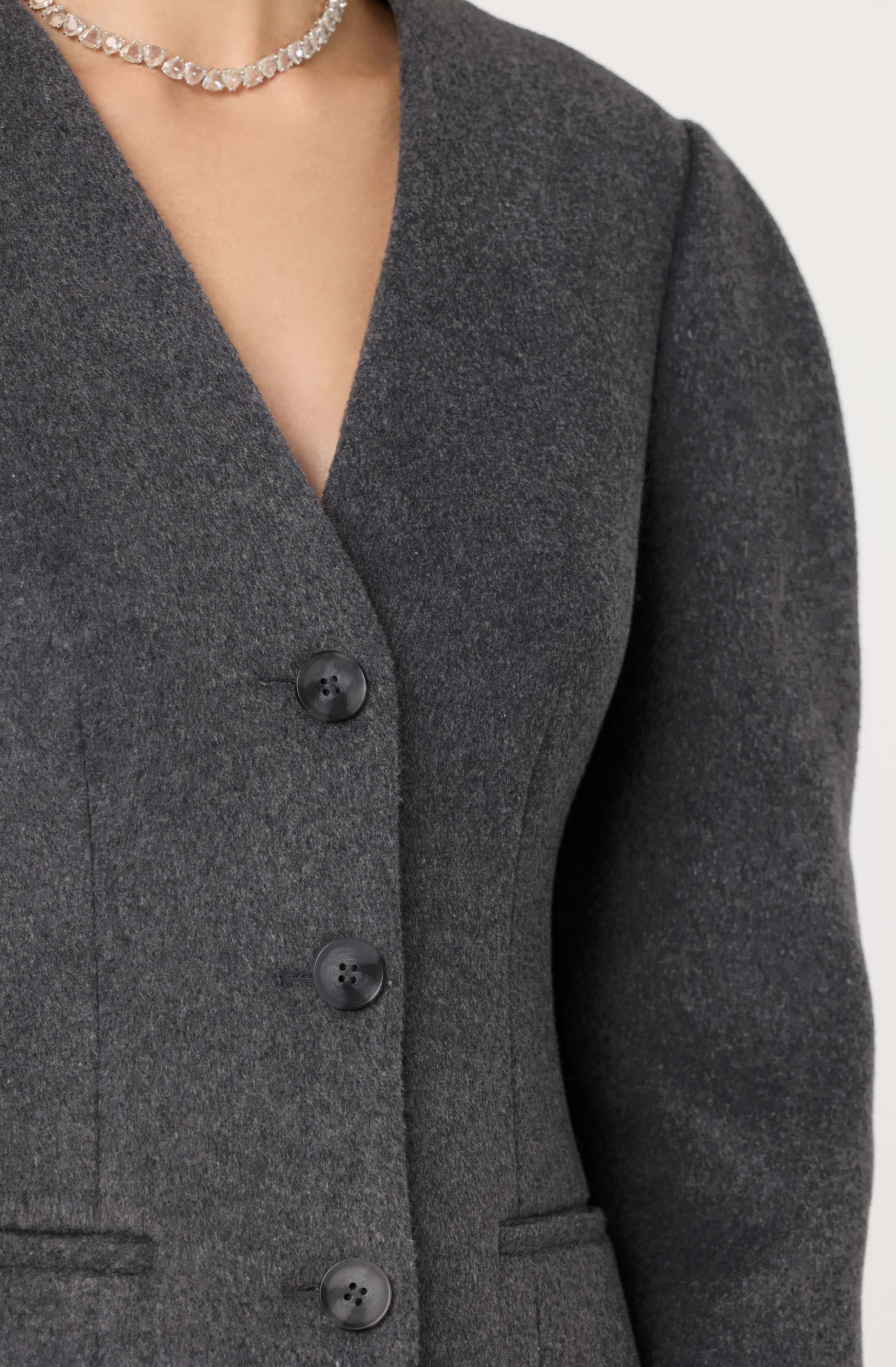 Ada Wool Blend Cinched Jacket - Image 5