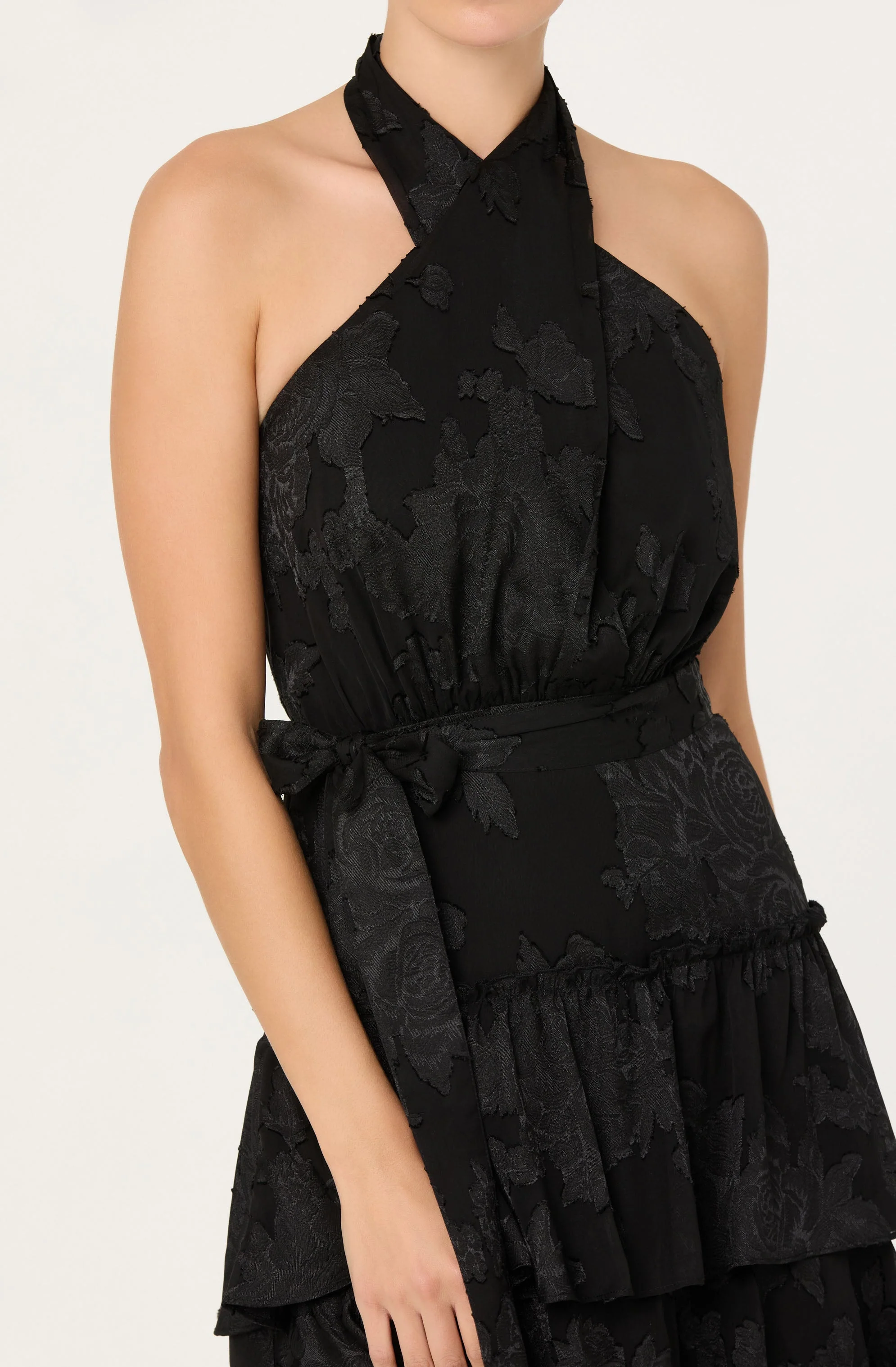 Adamaris Tiered Halter Maxi Dress - Image 5
