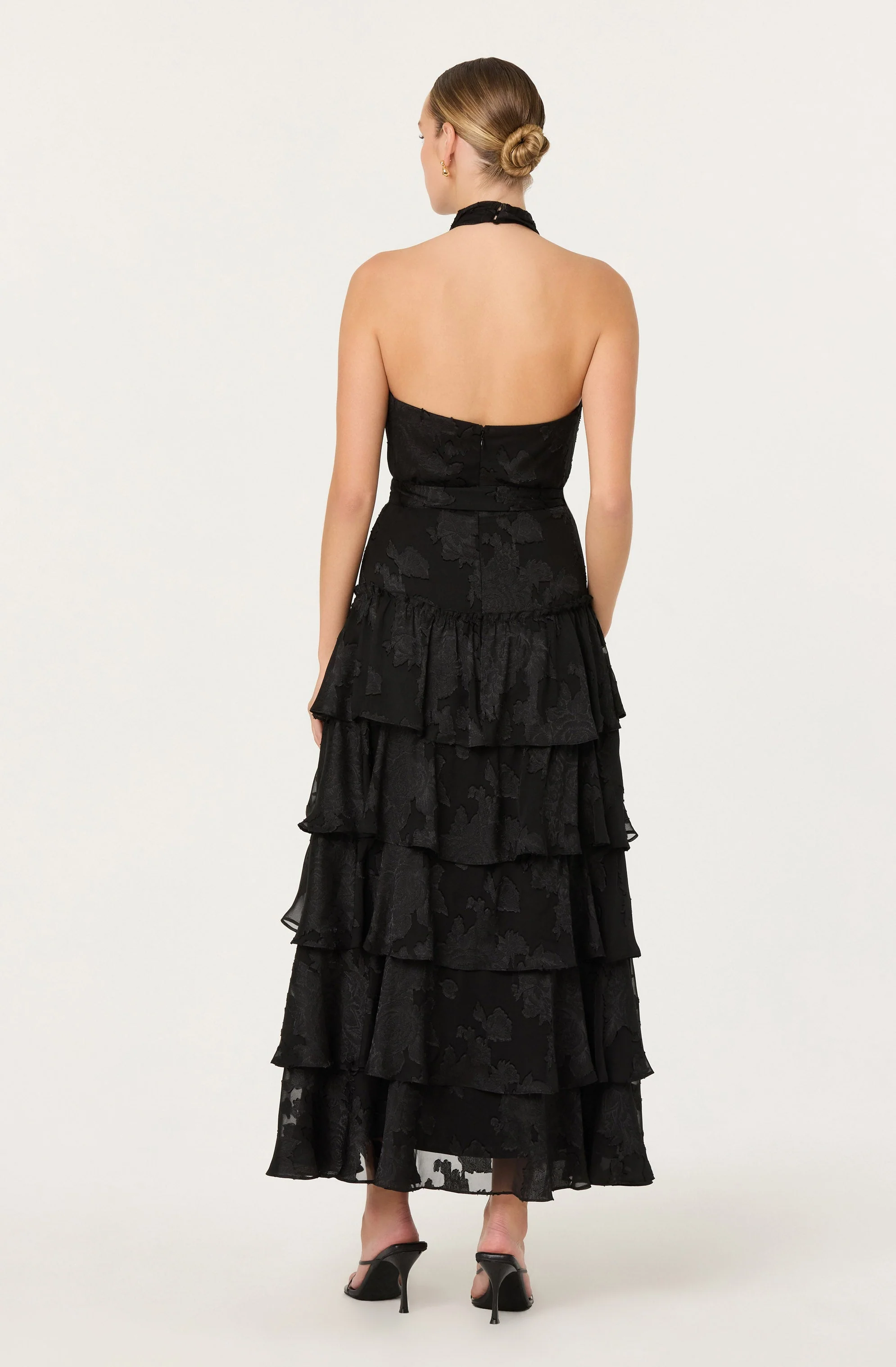 Adamaris Tiered Halter Maxi Dress - Image 6