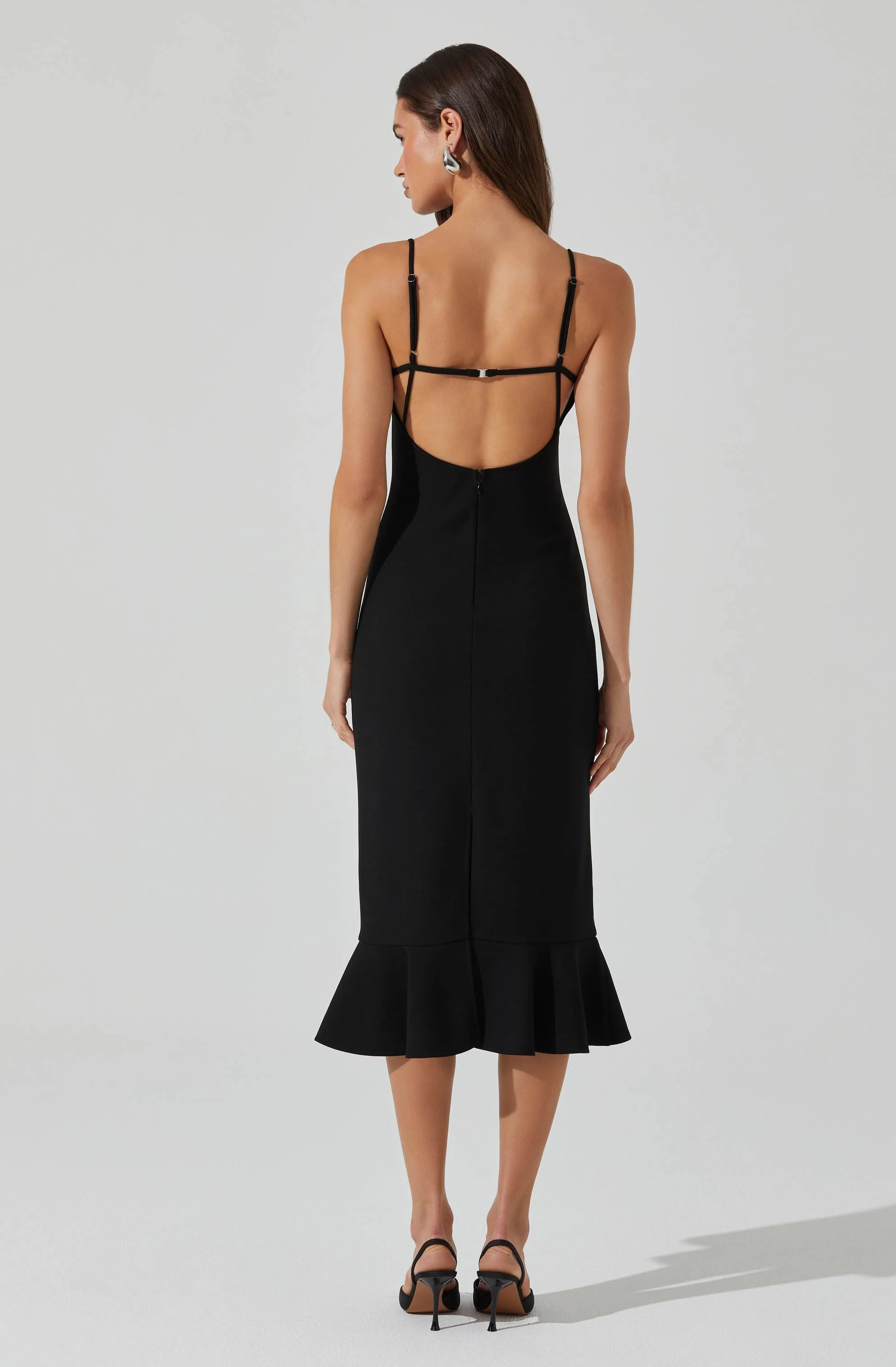 Adana Bow Detail Bustier Dress - Image 4