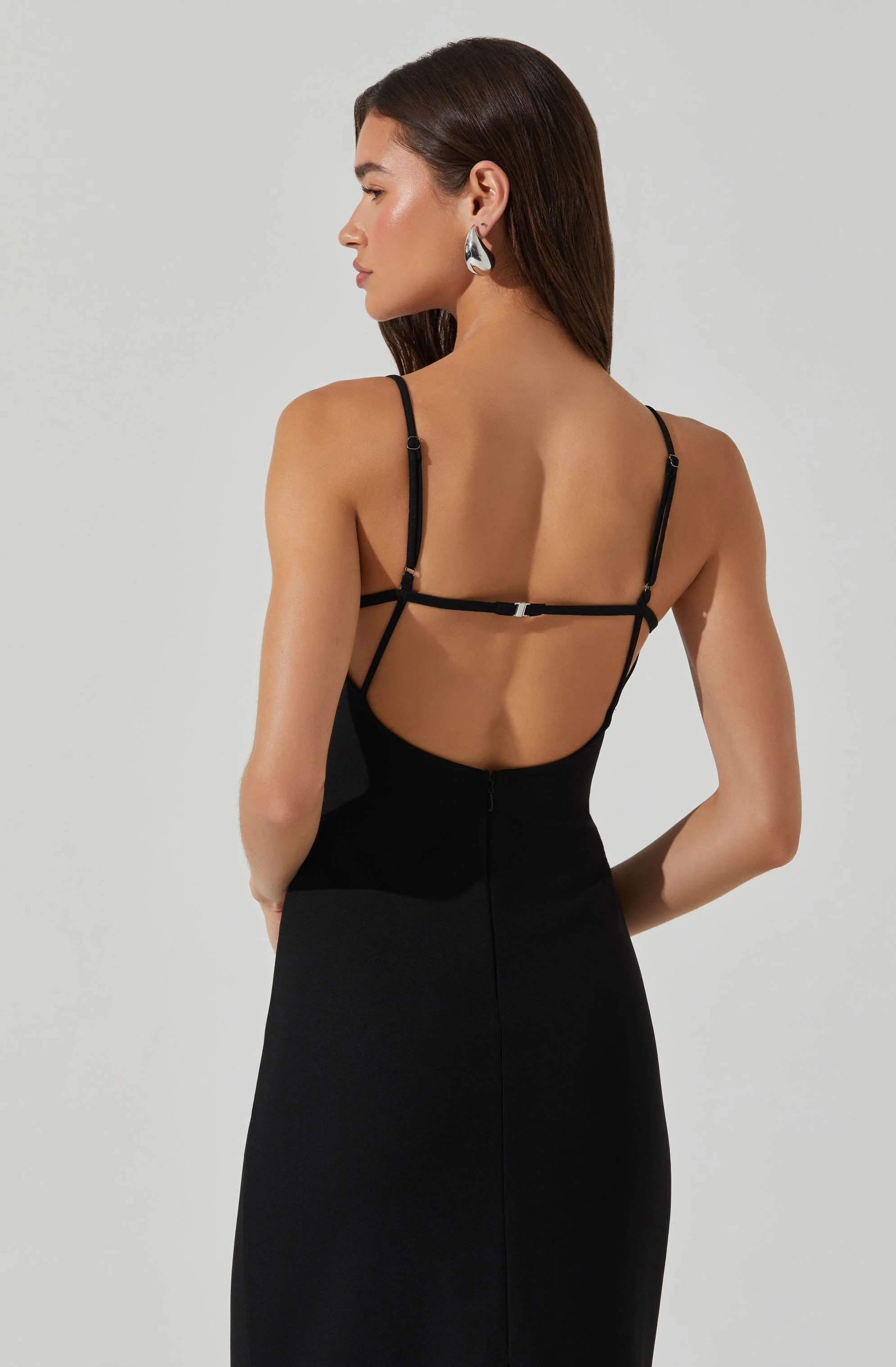 Adana Bow Detail Bustier Dress - Image 6