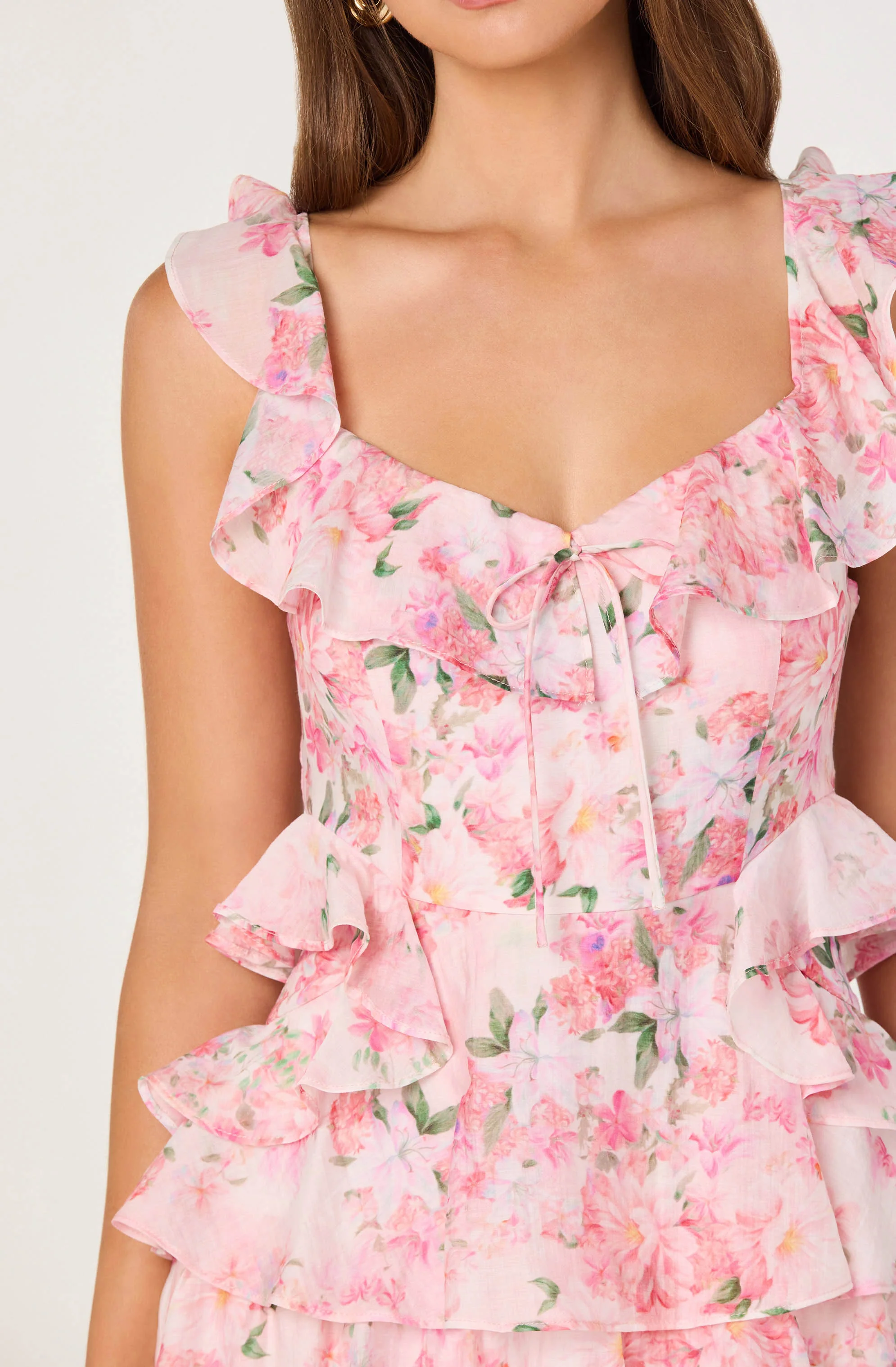 Adessa Floral Ruffle Tiered Maxi Dress - Image 6