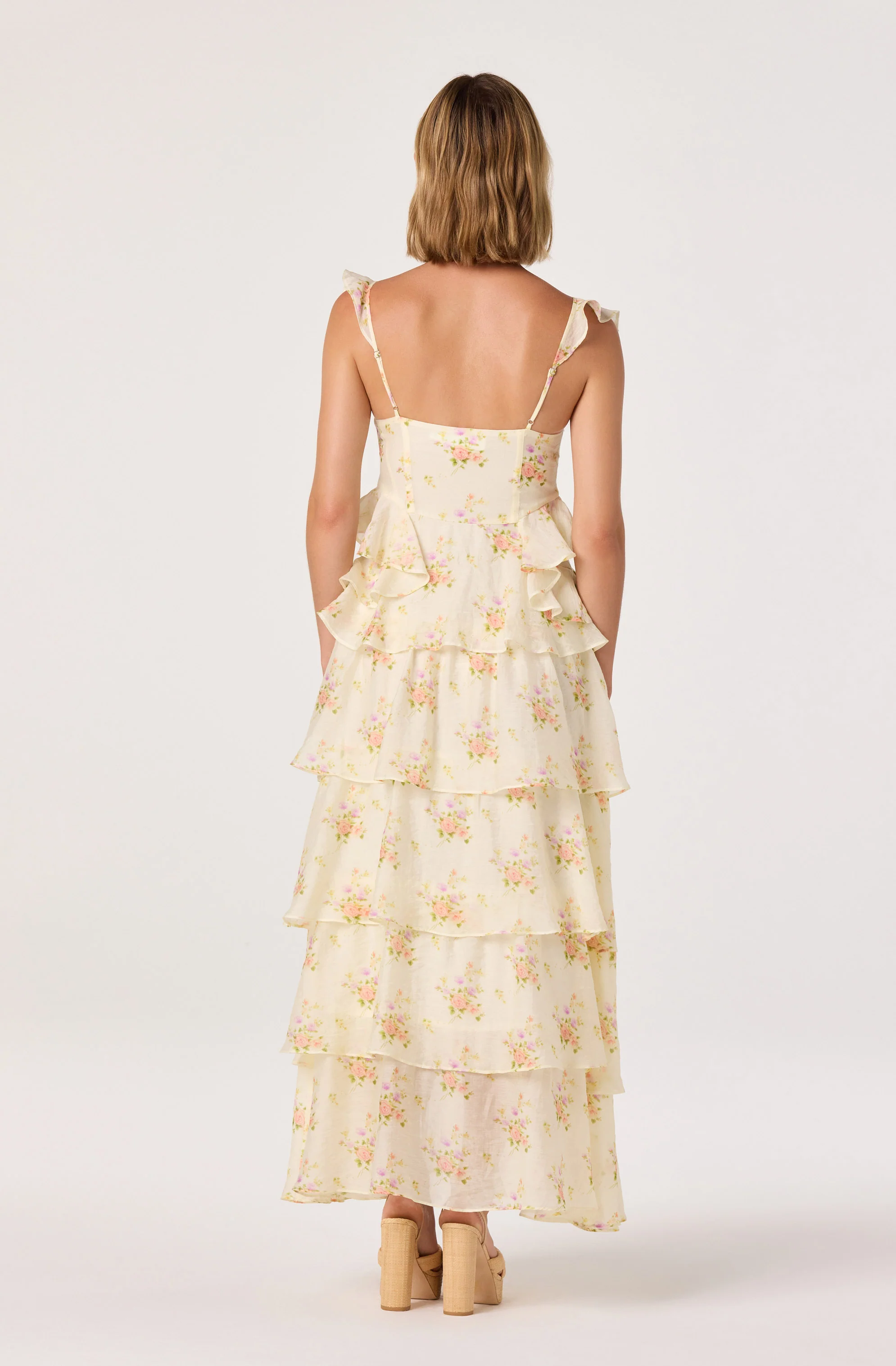 Adessa Floral Ruffle Tiered Maxi Dress - Image 9