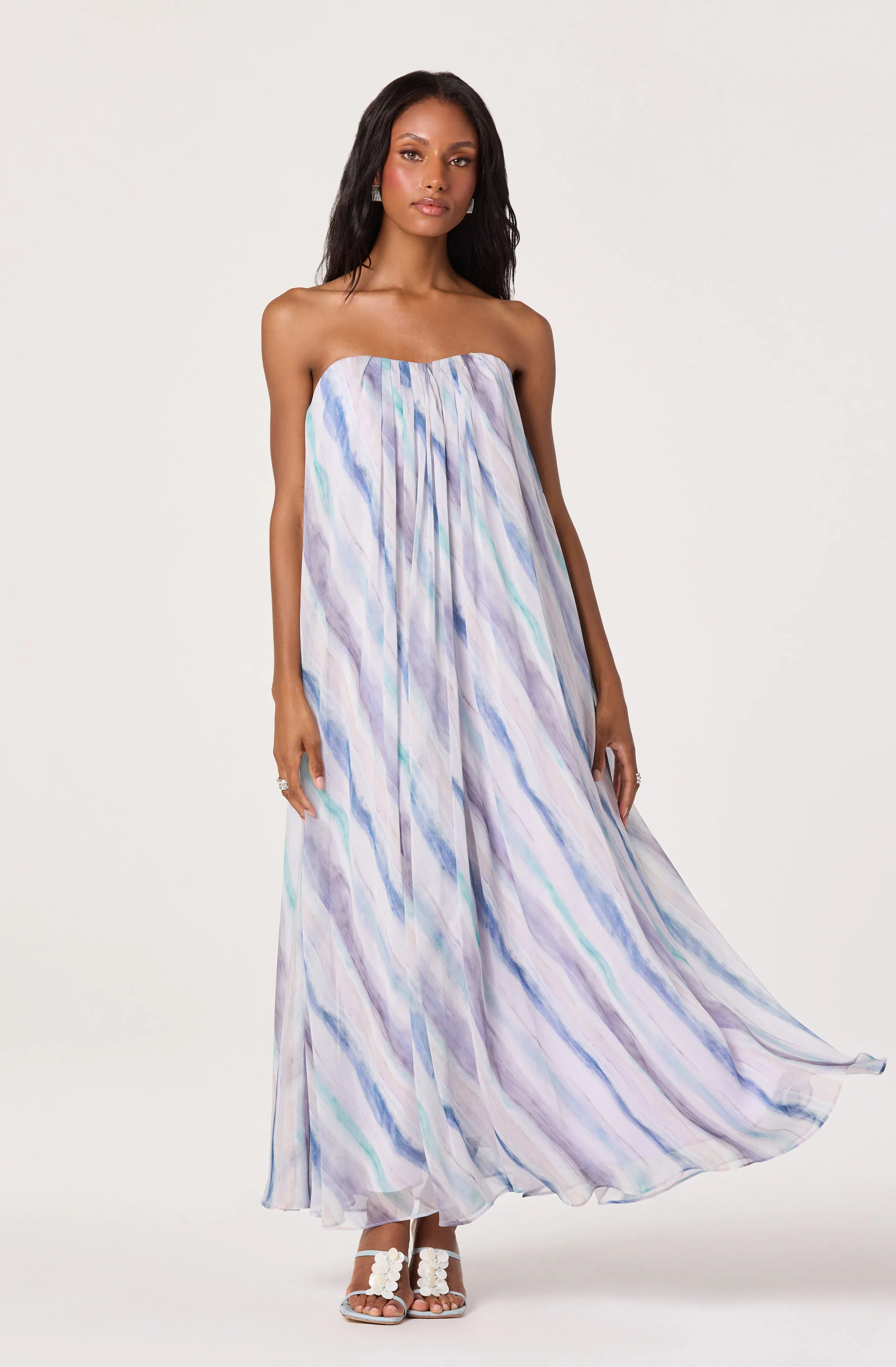 Aileen Strapless Maxi Dress