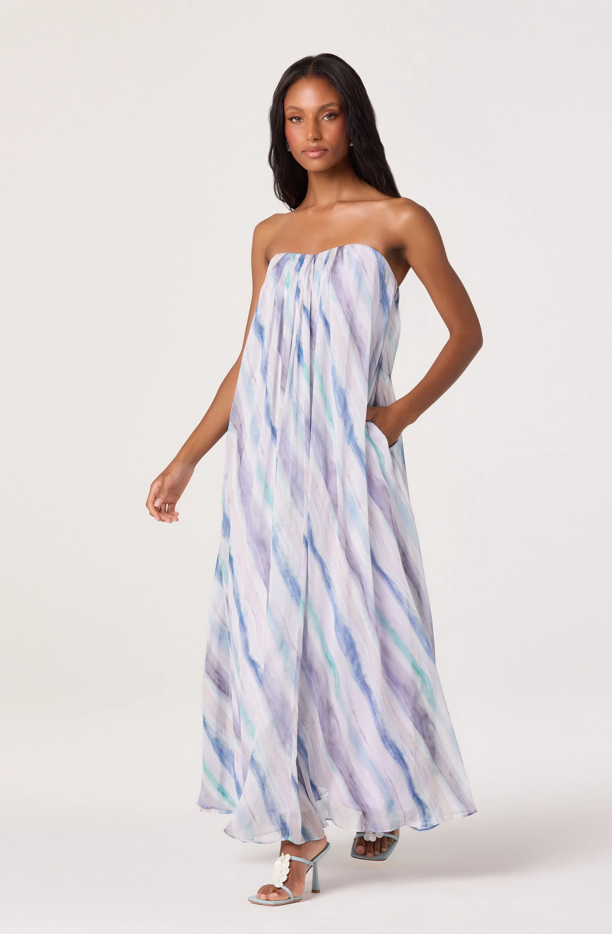 Aileen Strapless Maxi Dress - Image 2