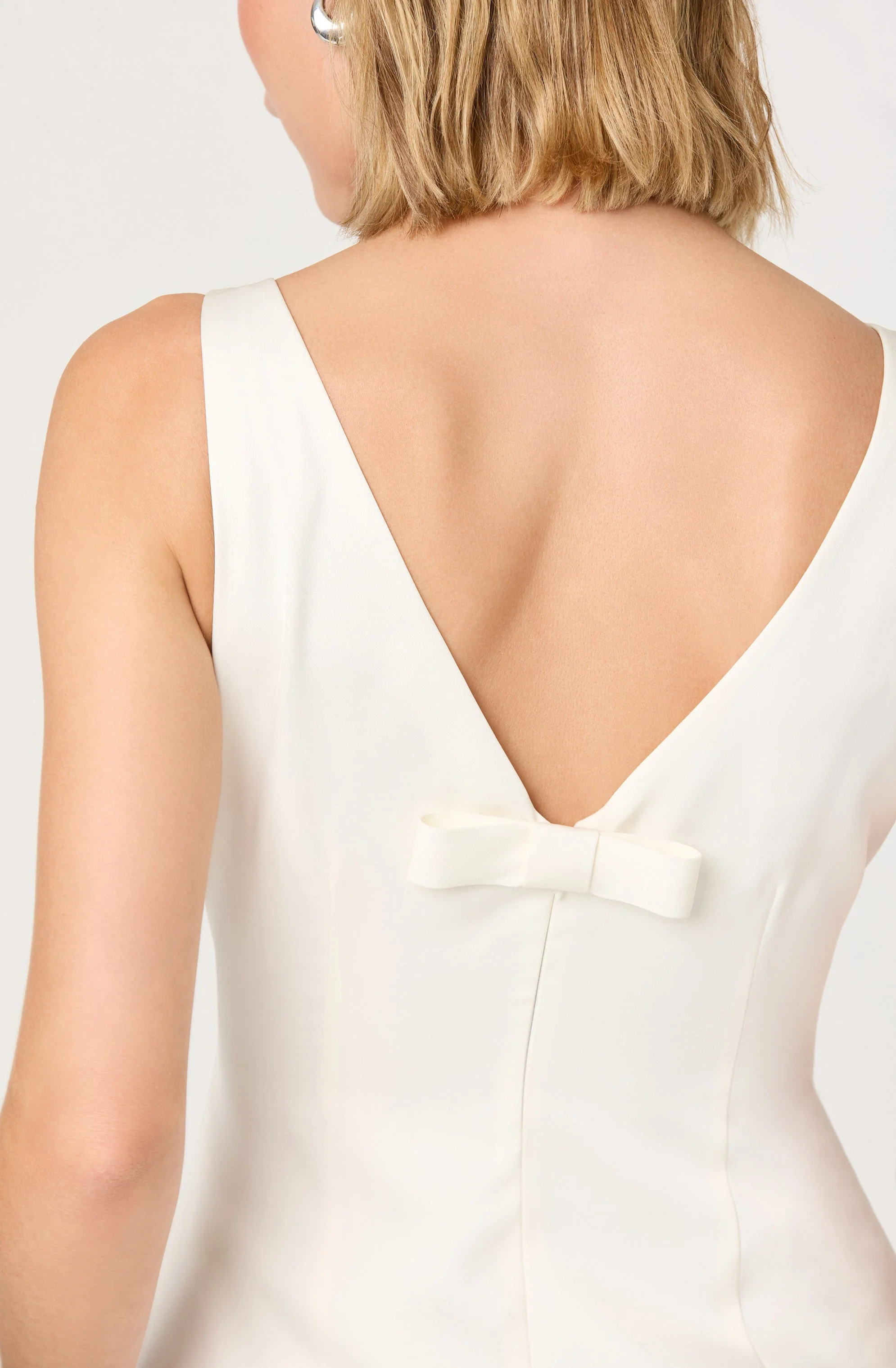 Alisanne Feather Trim Mini Dress - Image 9