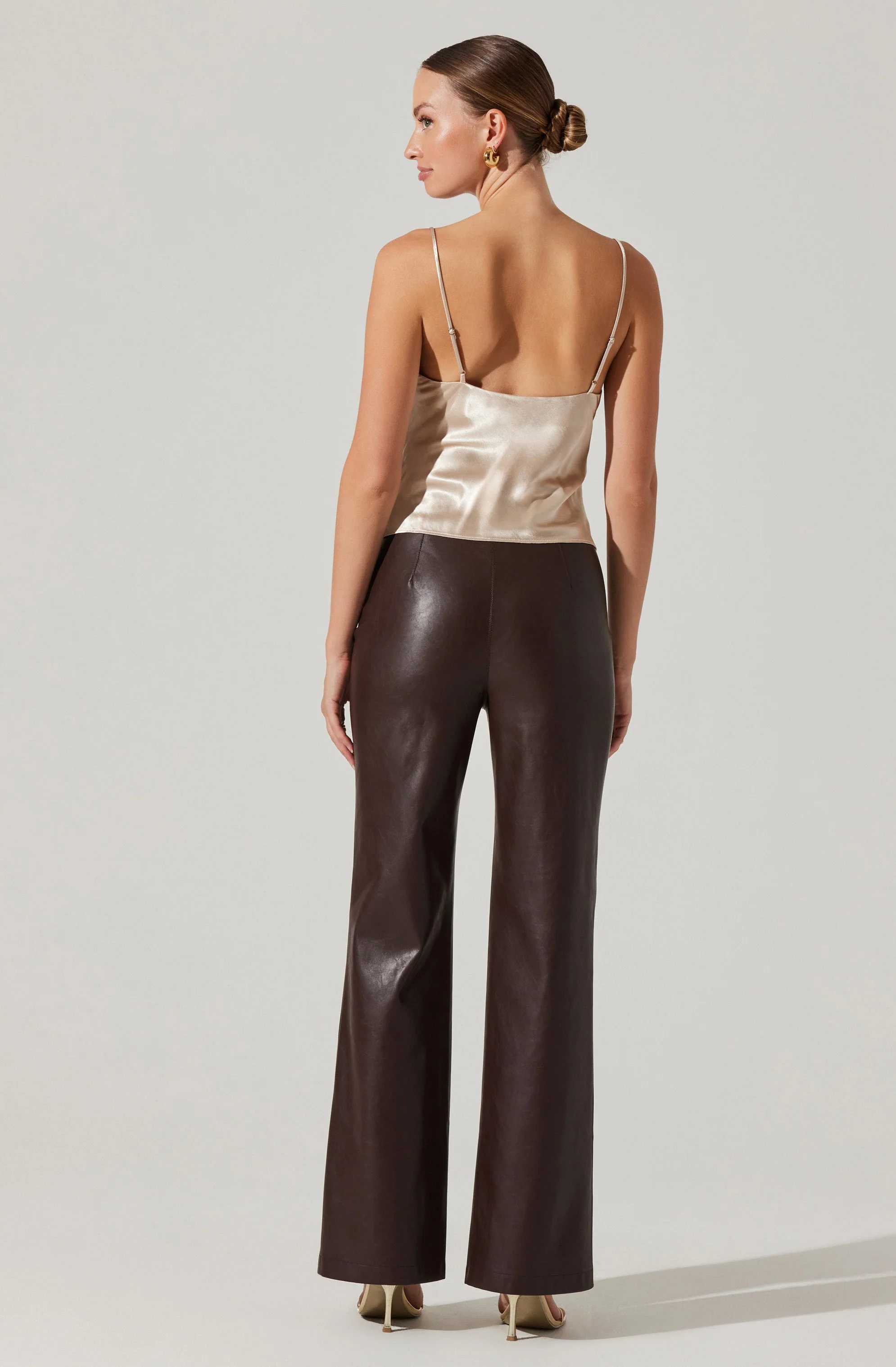 Alithea Draped Satin Top - Image 12