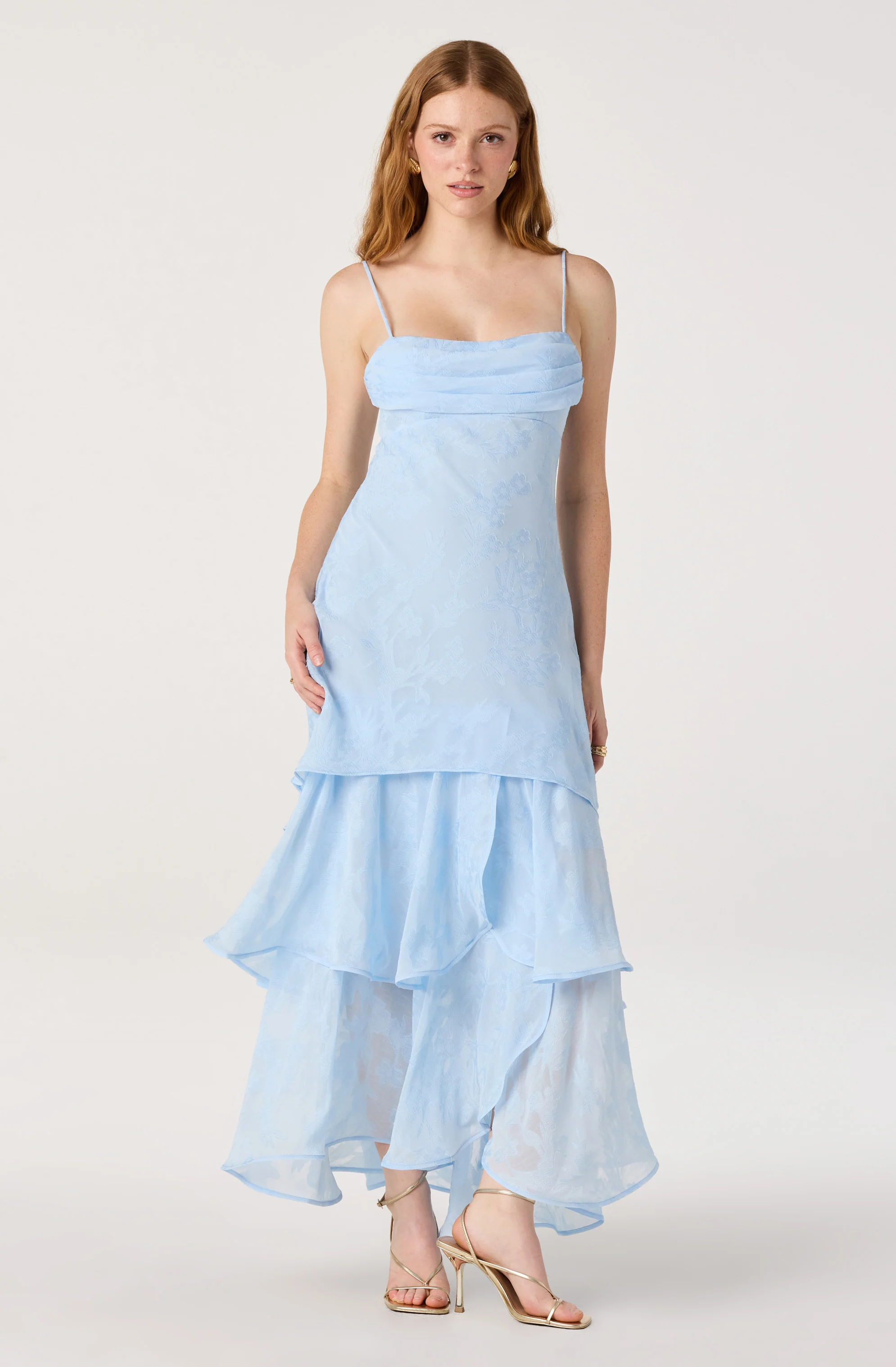 Allison Tiered Ruffle Maxi Dress - Image 4