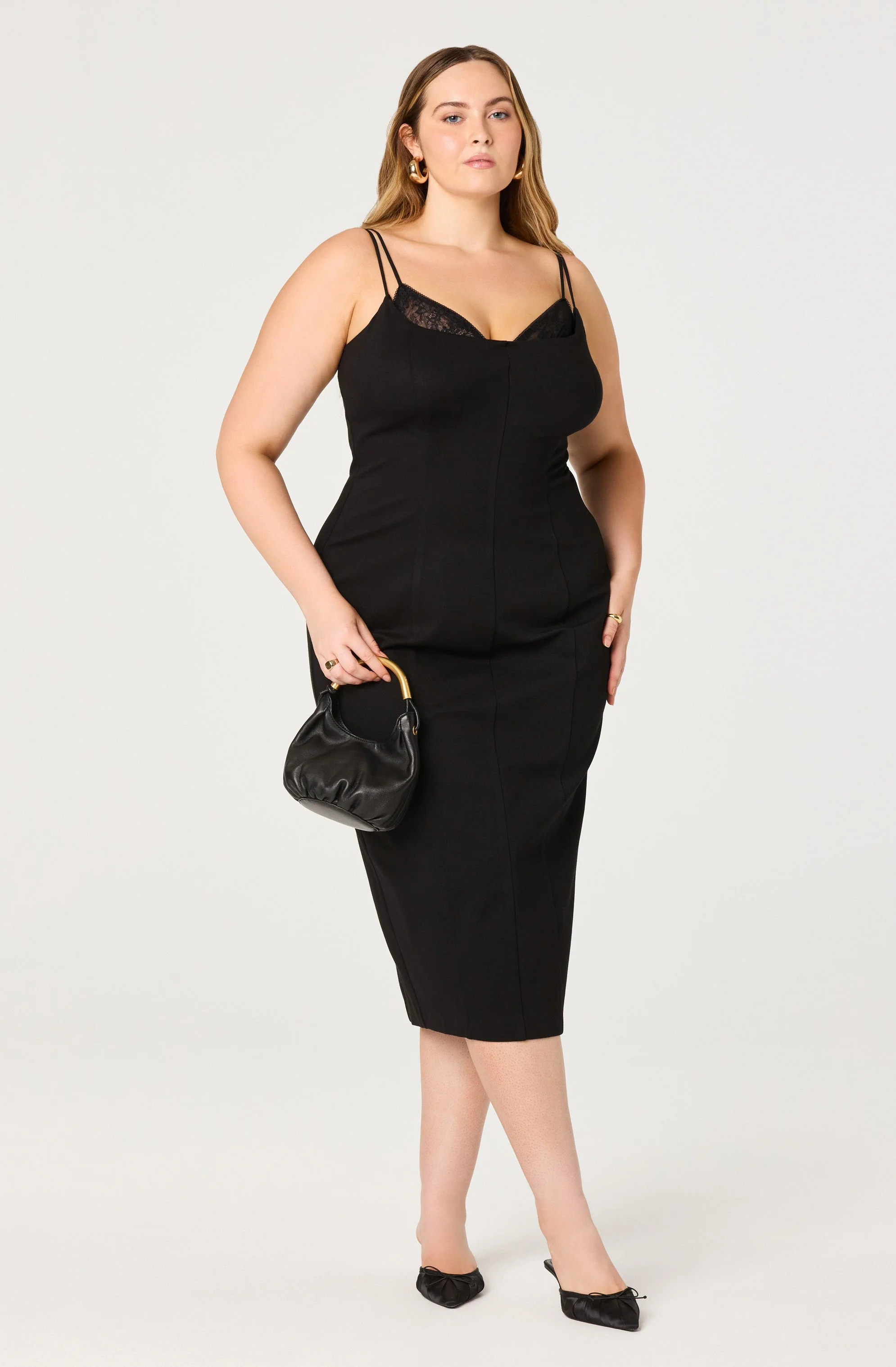 Allura Peekaboo Lace Midi Dress - Image 10