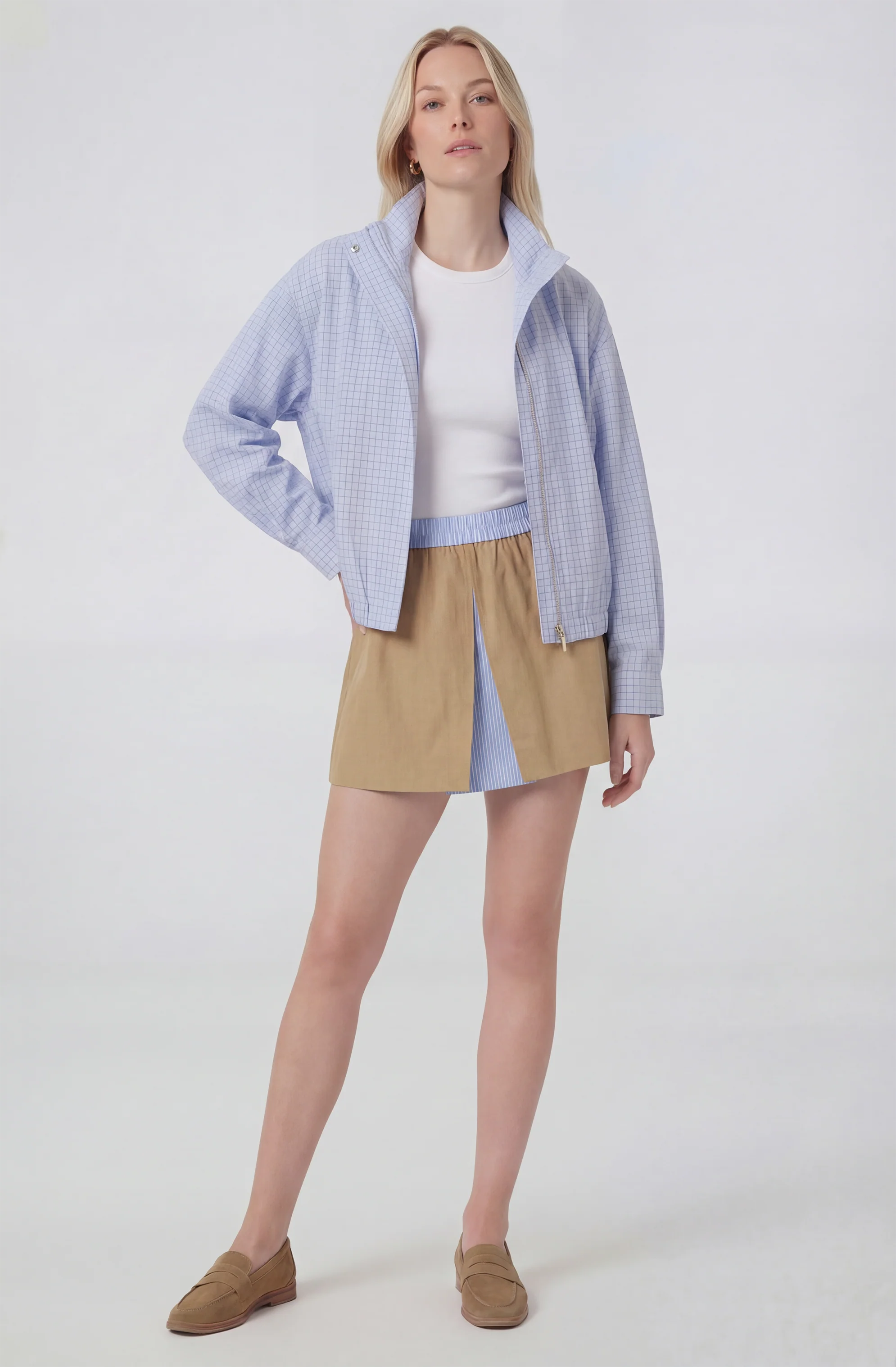 Alycia Contrast Mini Skirt - Image 2