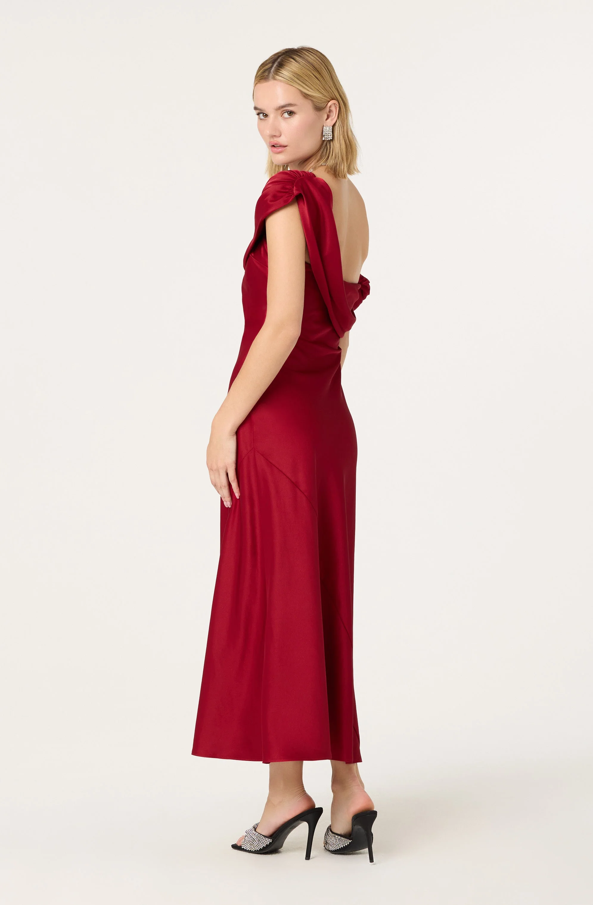 Alyssia One Shoulder Maxi Dress - Image 3