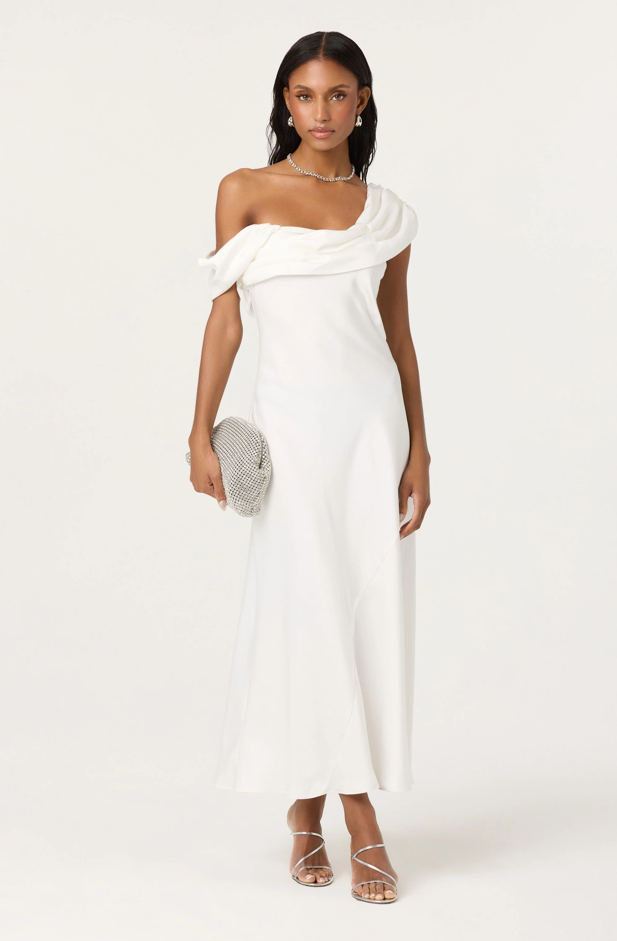 Alyssia One Shoulder Maxi Dress - Image 7