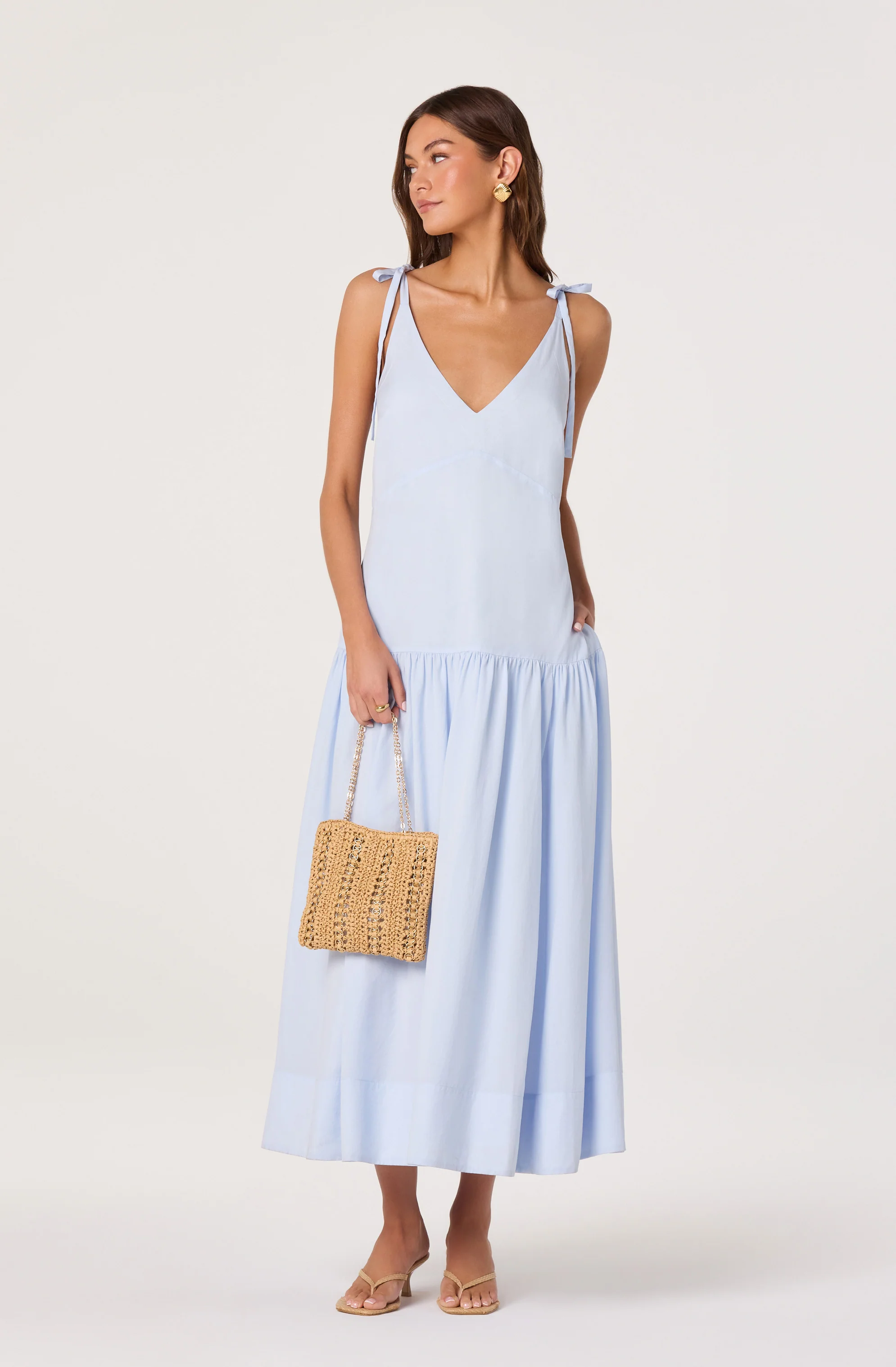 Amalina Drop-Waist Maxi Dress - Image 2