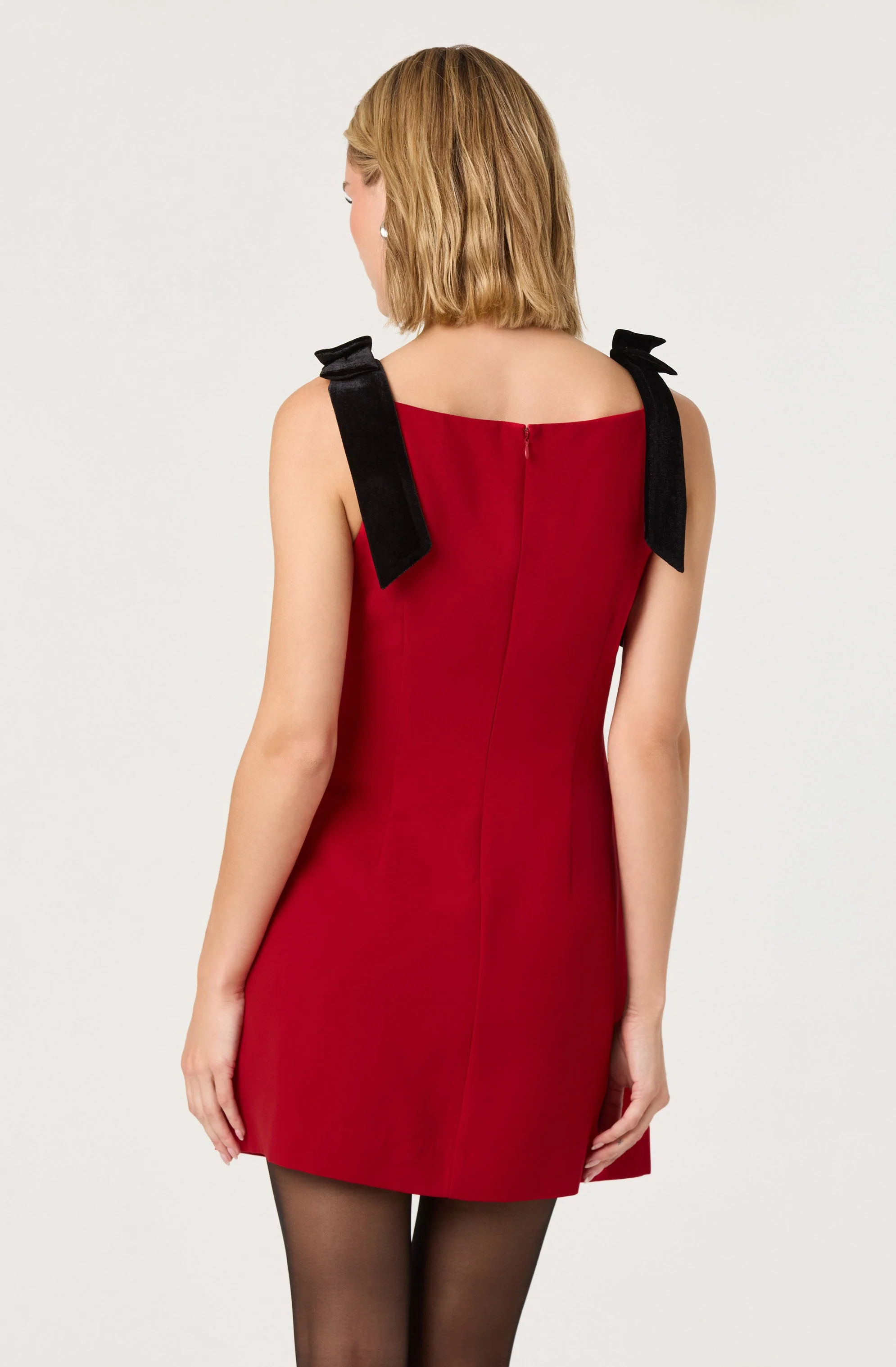 Ambria Bow Mini Dress - Image 6