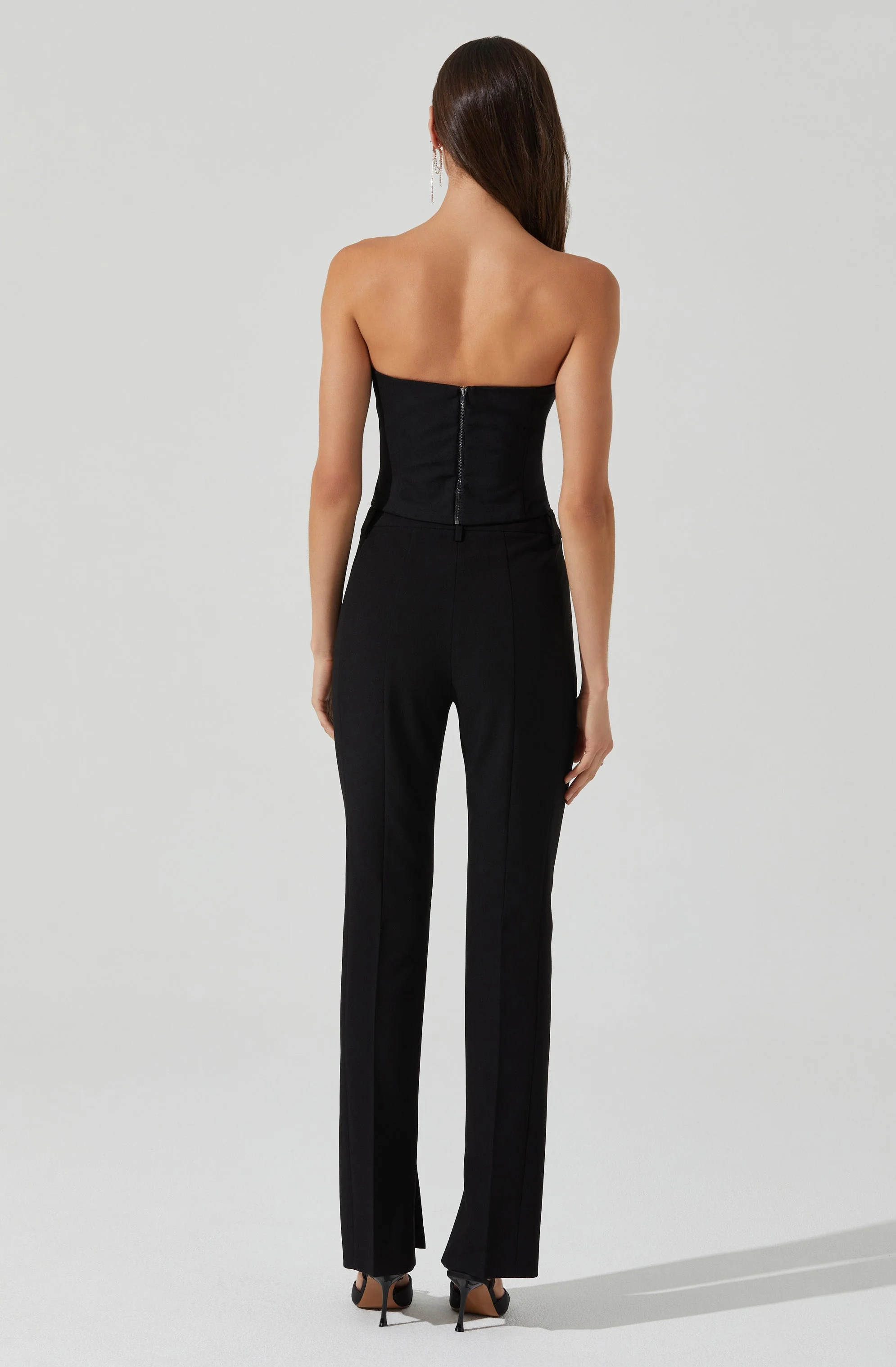 Amell Strapless Rhinestone Trim Top - Image 4