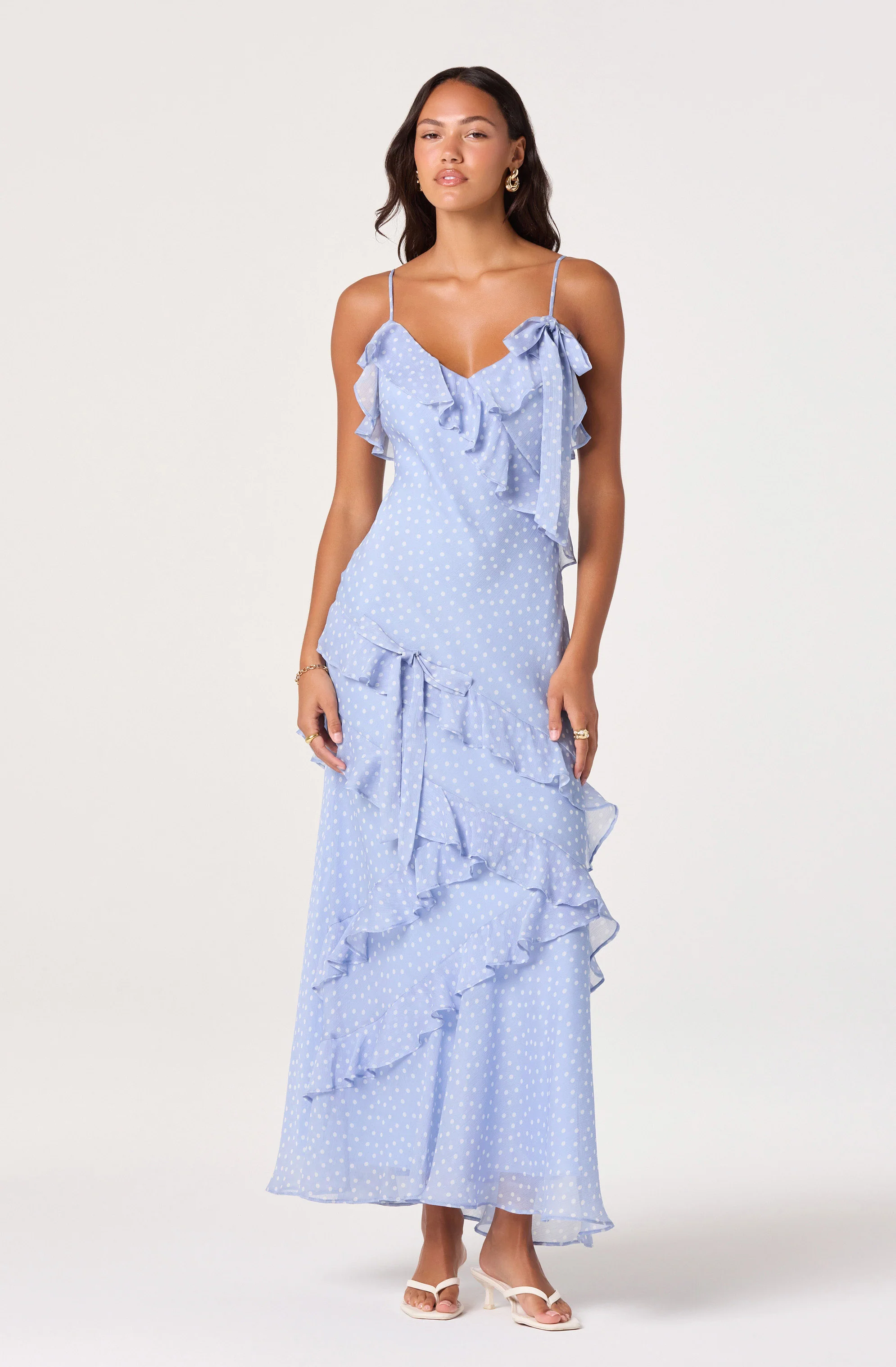 Amiya Chiffon Maxi Dress - Image 5