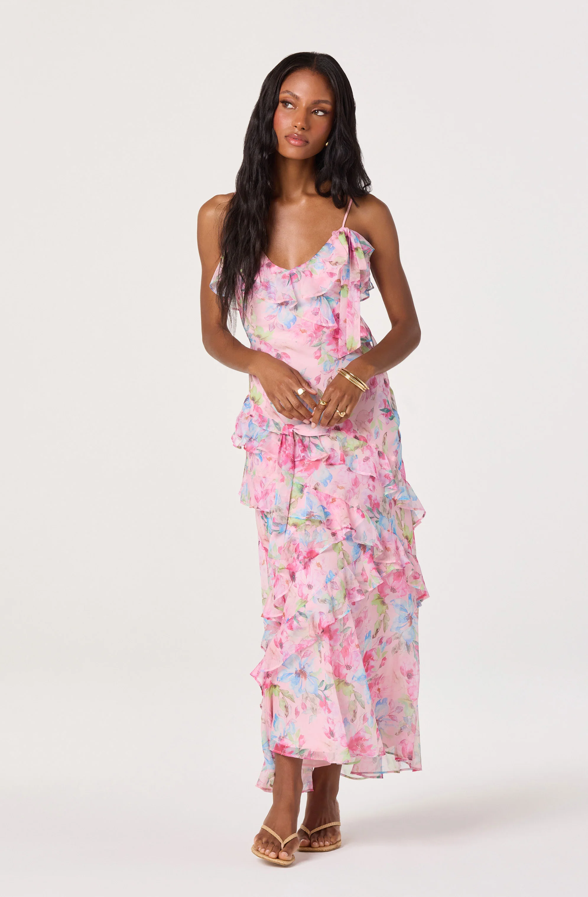 Amiya Chiffon Maxi Dress - Image 7
