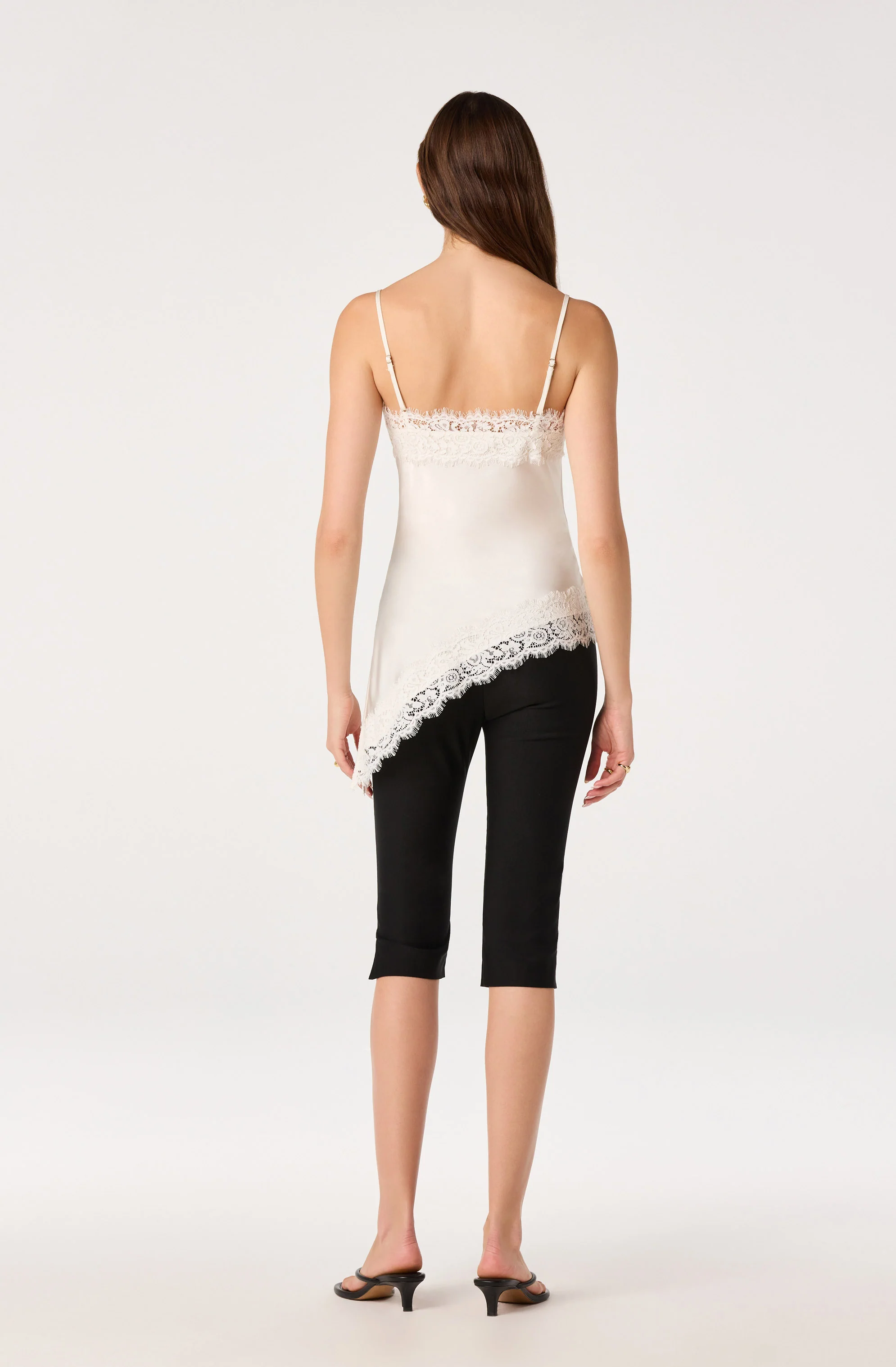 Analise Lace Trim Asymmetric Tank - Image 9