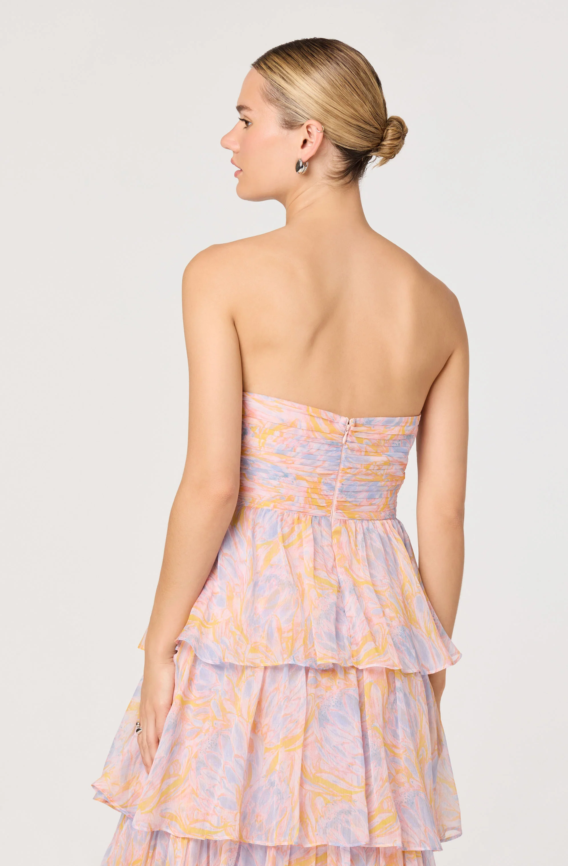 Anisha Strapless Tiered Ruffle Maxi Dress - Image 5