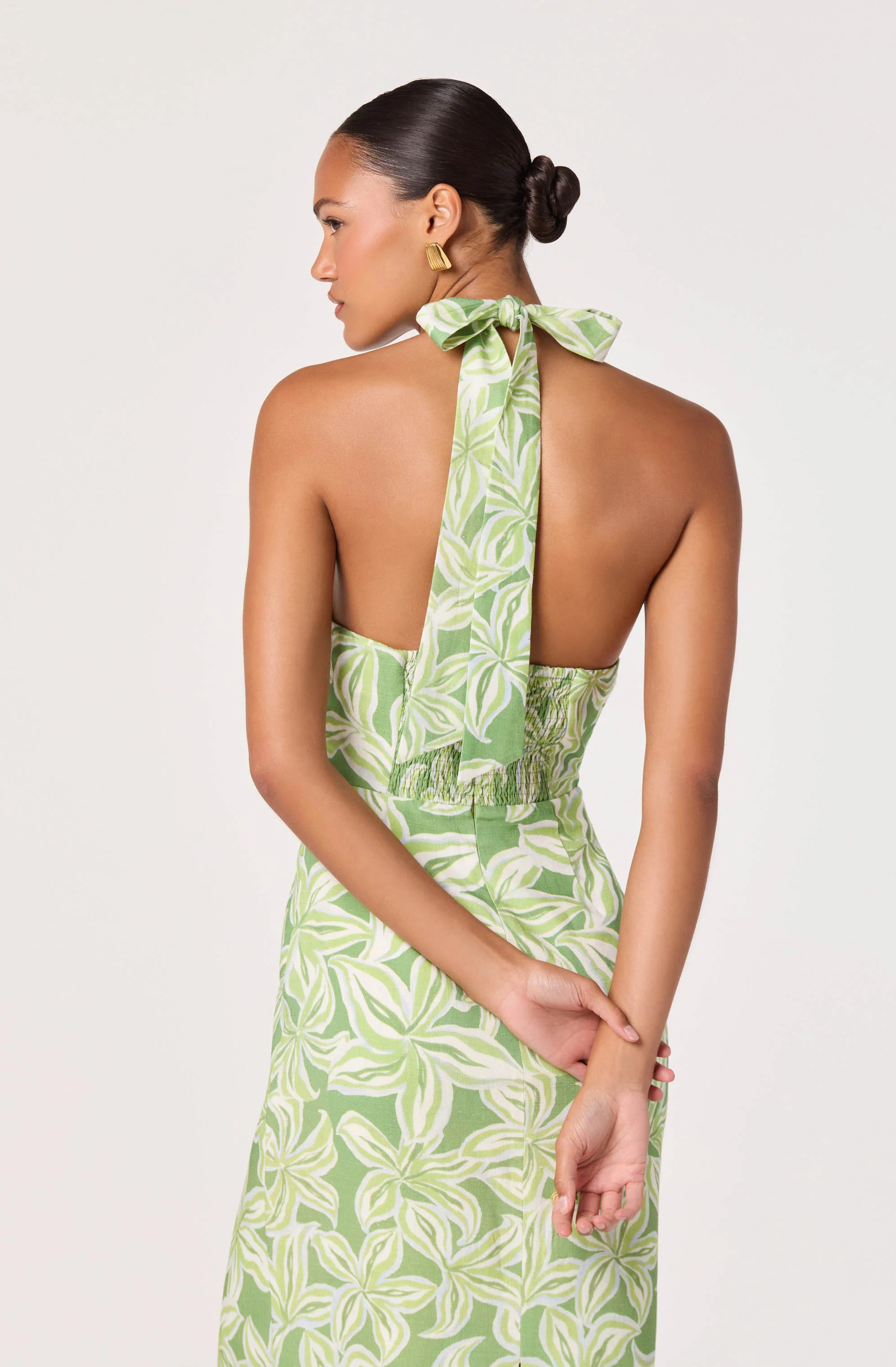 Anita Halter Keyhole Midi Dress - Image 4