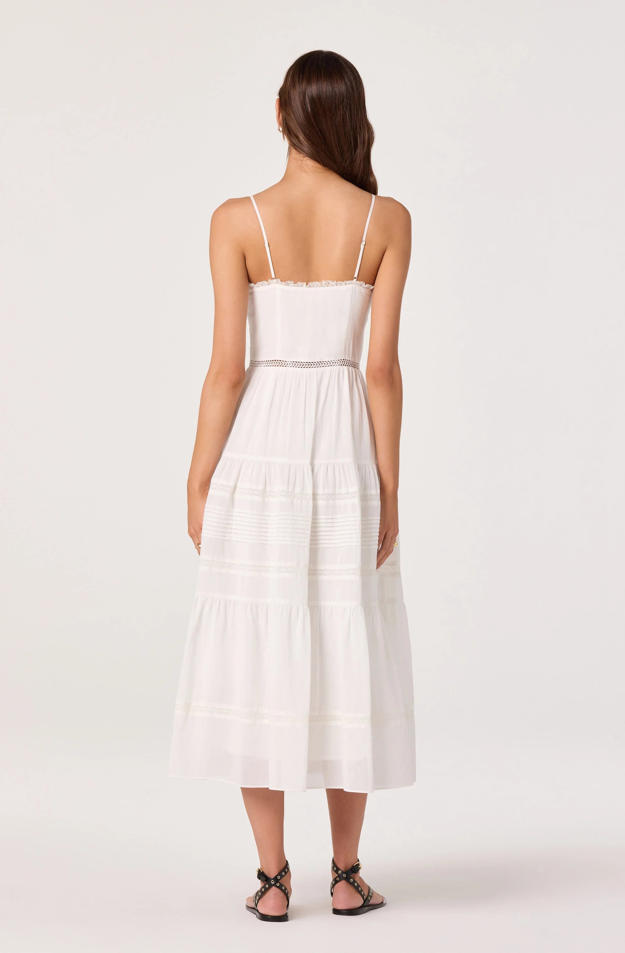 Annabel Eyelet Midi Dress - Image 3