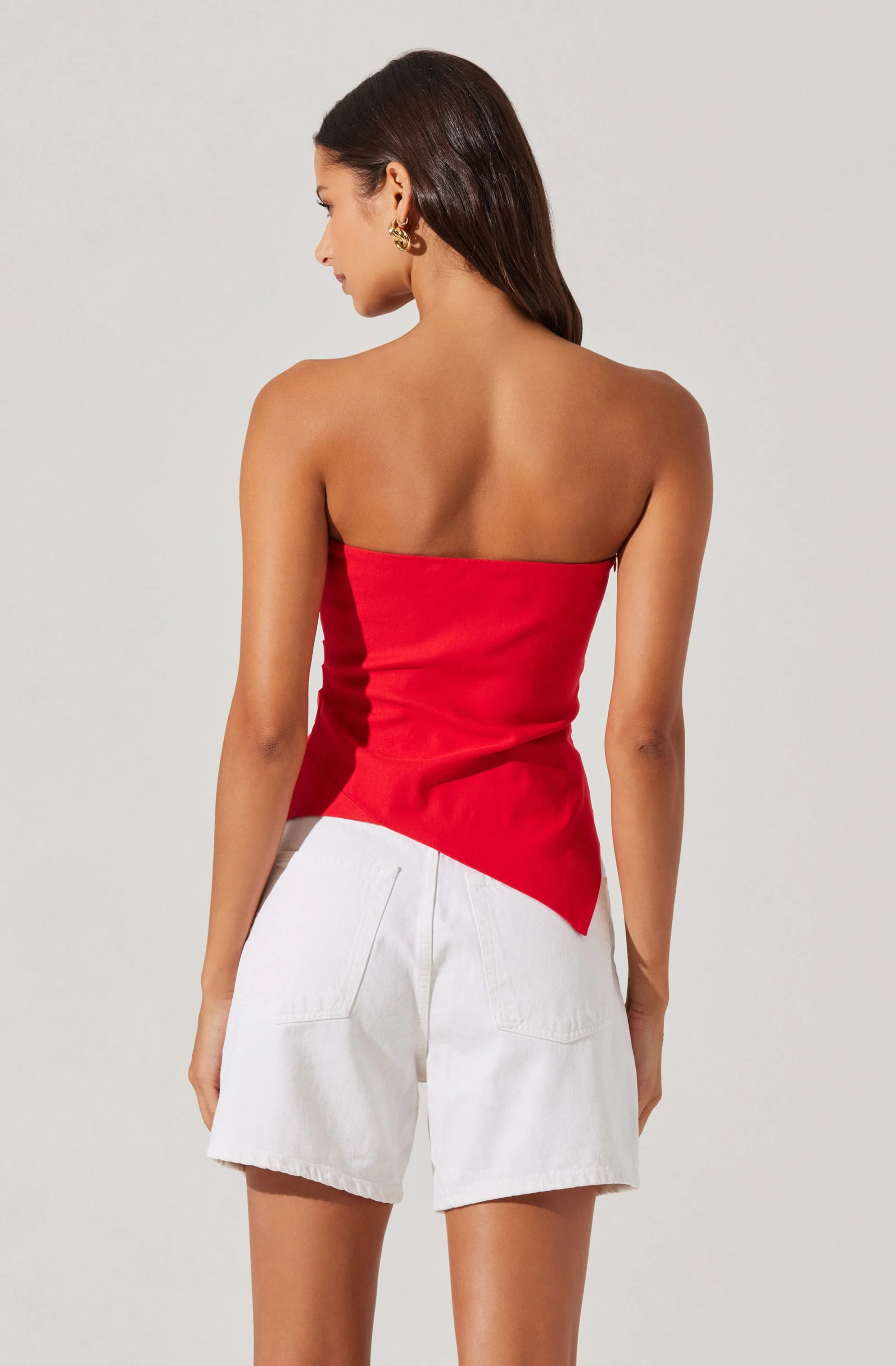 Anoka Strapless Handkerchief Top - Image 2