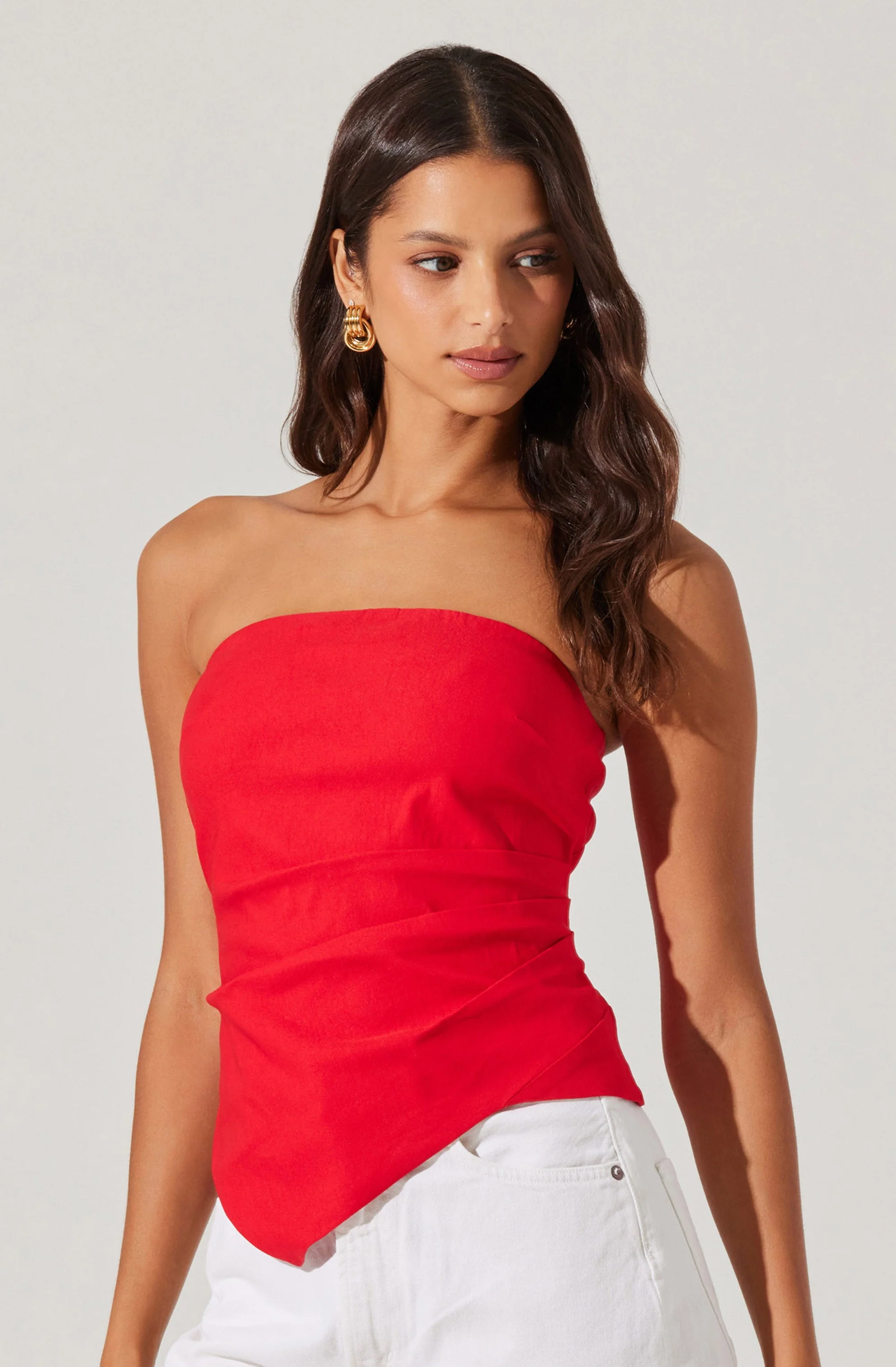 Anoka Strapless Handkerchief Top - Image 5