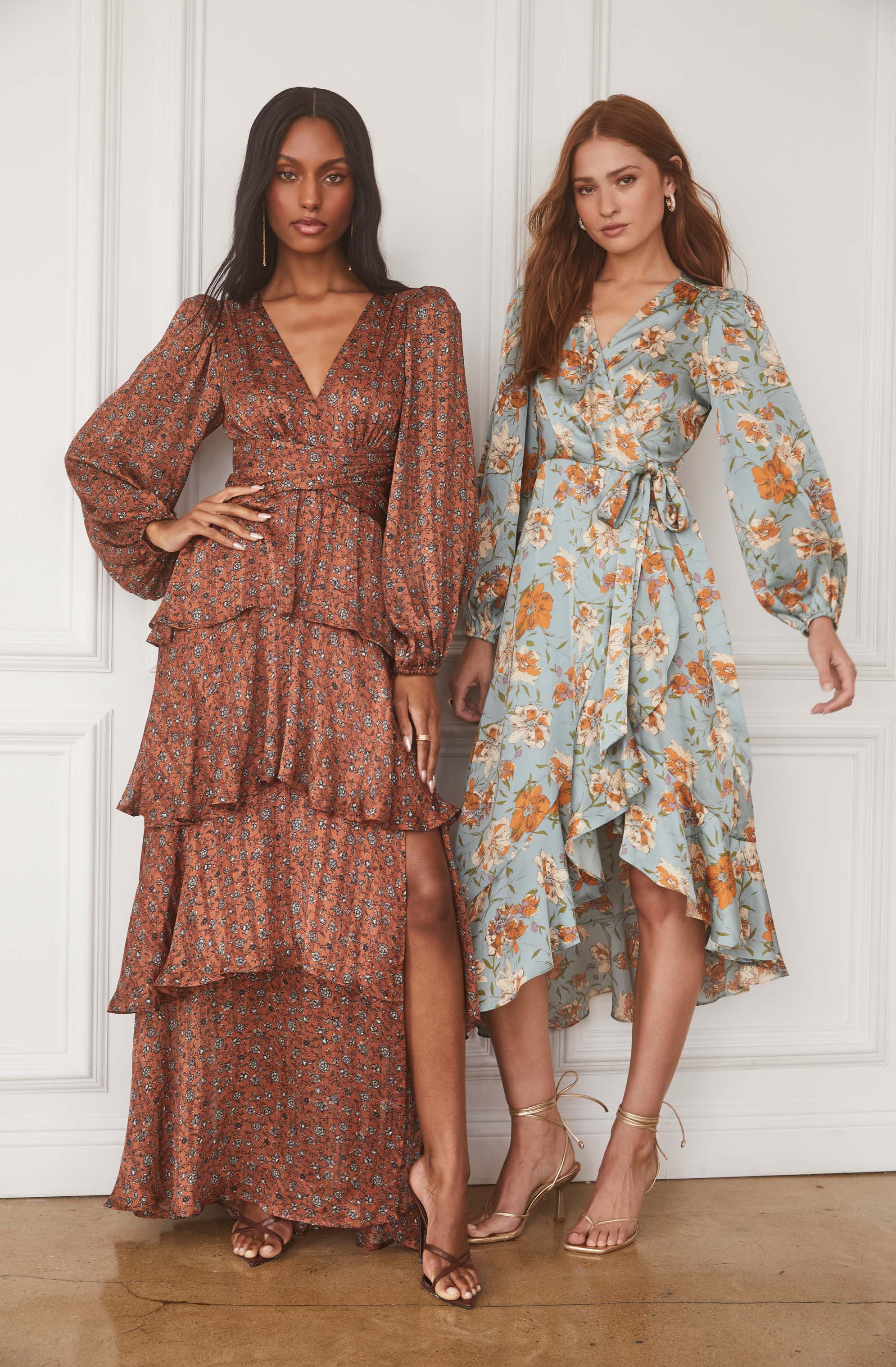 Anora Floral Tiered Maxi Dress - Image 12