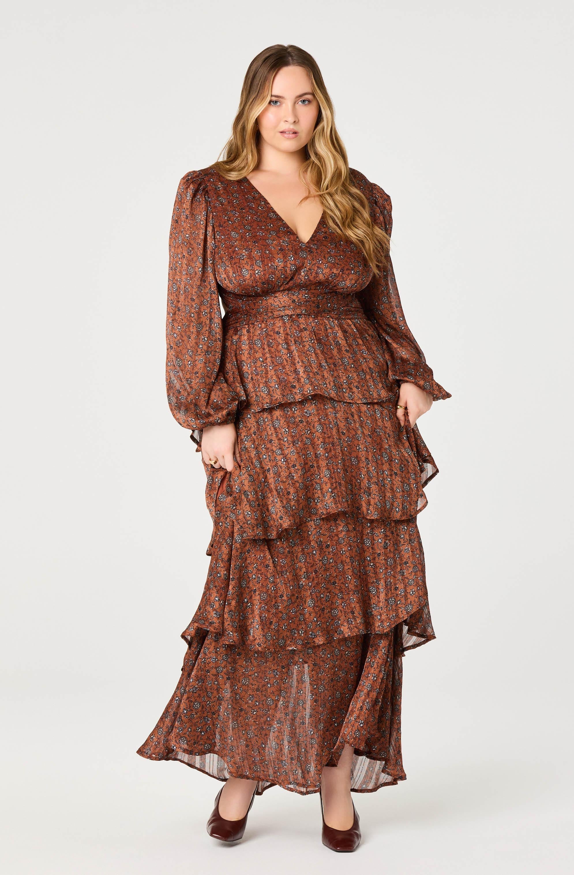 Anora Floral Tiered Maxi Dress - Image 25