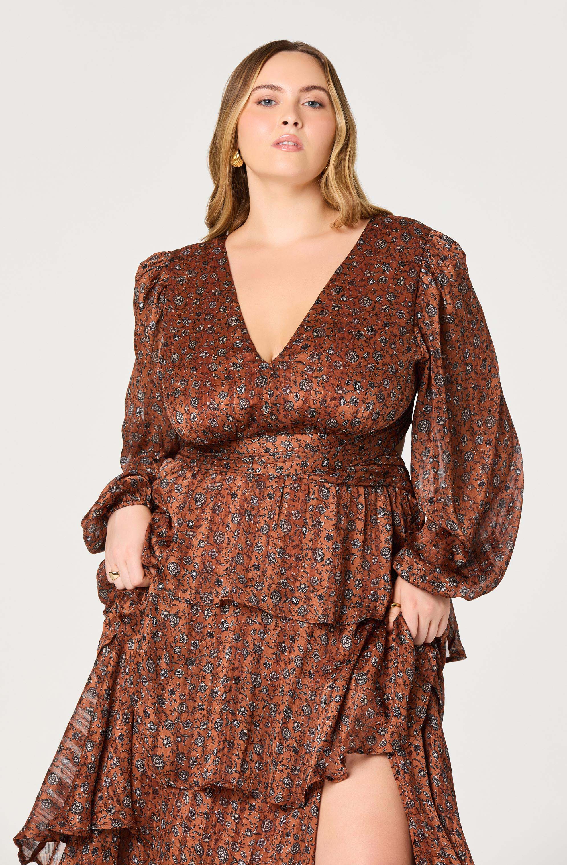 Anora Floral Tiered Maxi Dress - Image 28