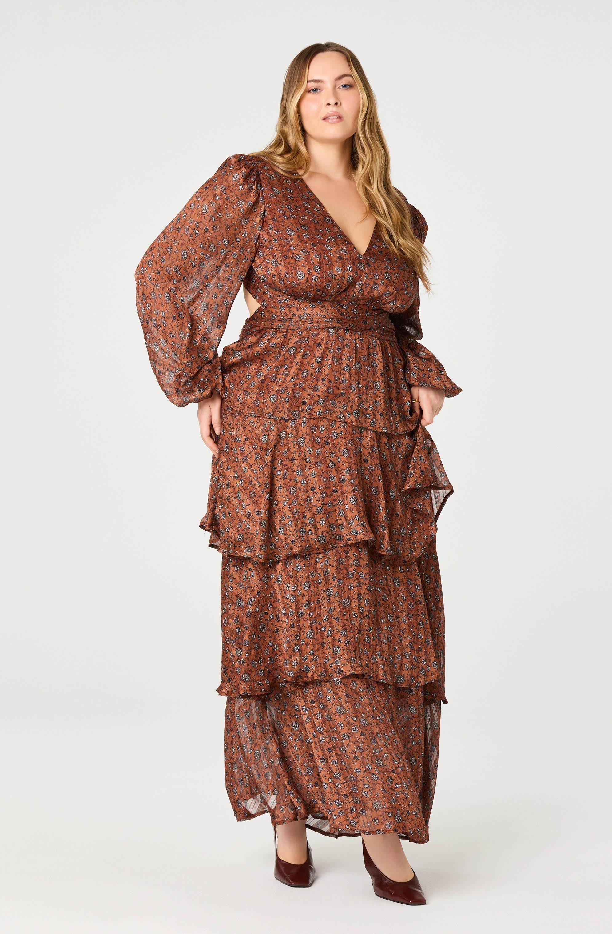 Anora Floral Tiered Maxi Dress - Image 29