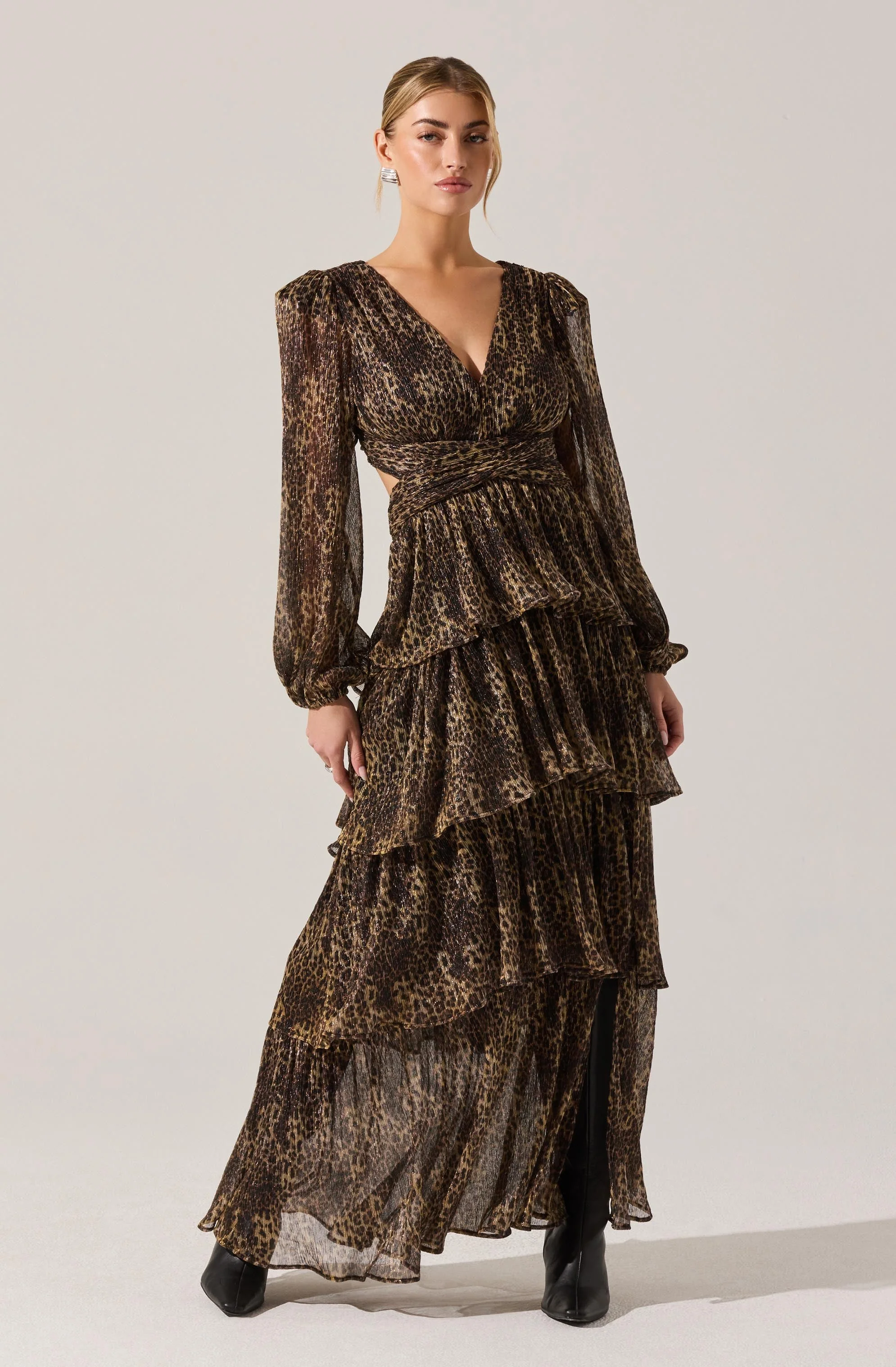 Anora Floral Tiered Maxi Dress - Image 5