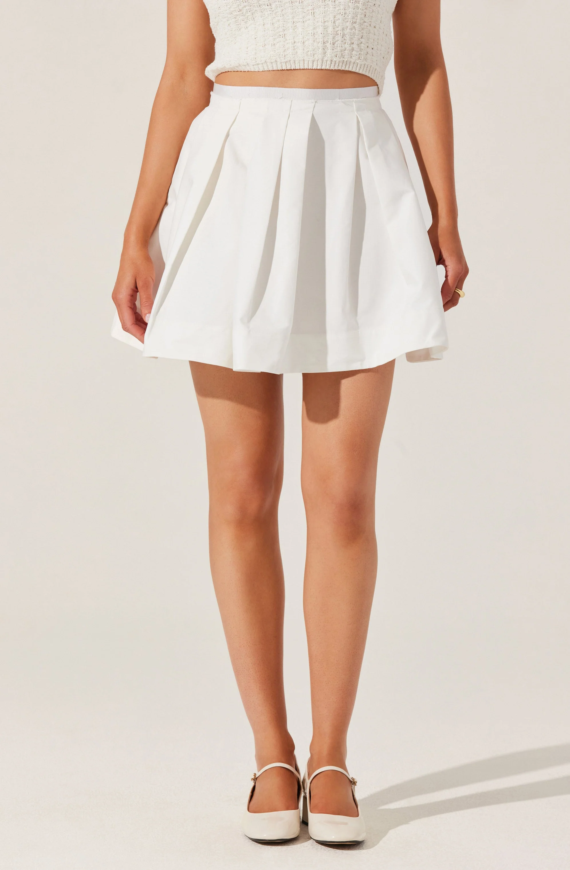 Antheia Pleated Mini Skirt - Image 12