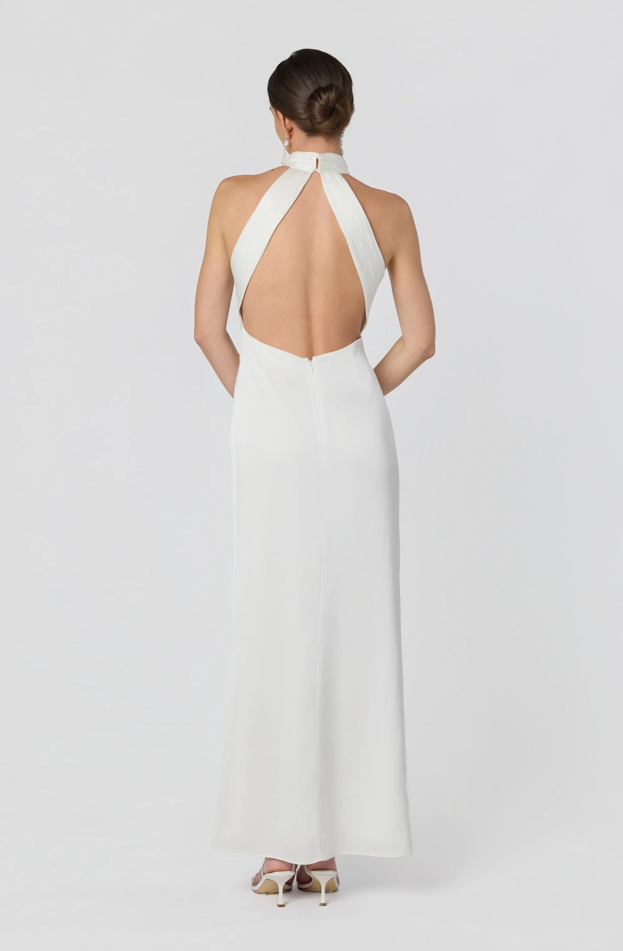 Aspen Twist Front Halter Maxi Dress - Image 18