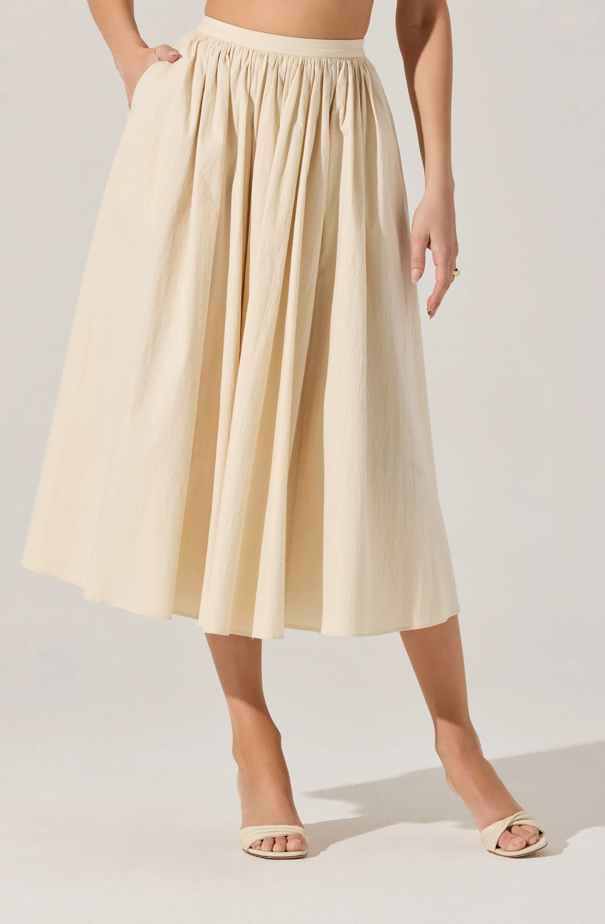 Attwell Pleated Midi Skirt - Image 2