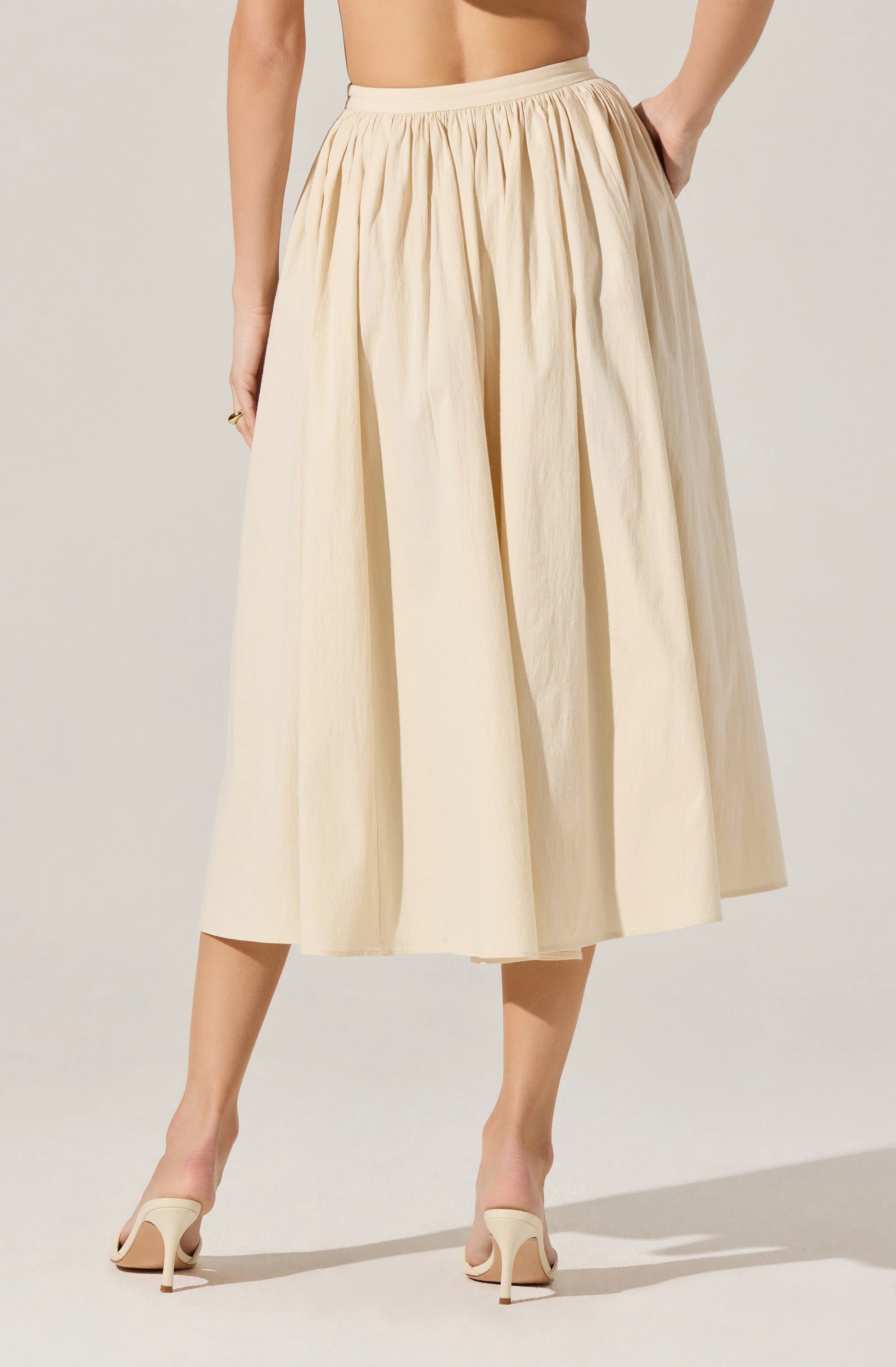 Attwell Pleated Midi Skirt - Image 4