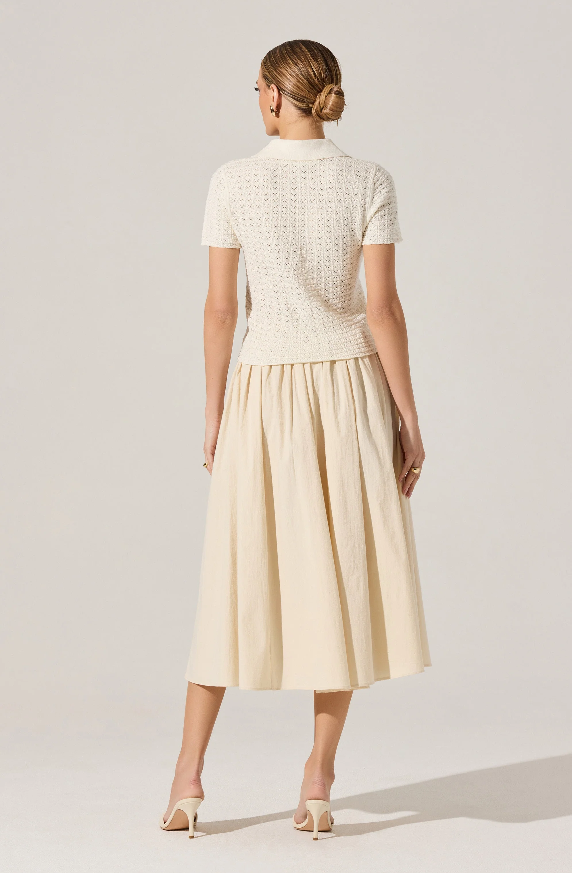 Attwell Pleated Midi Skirt - Image 5