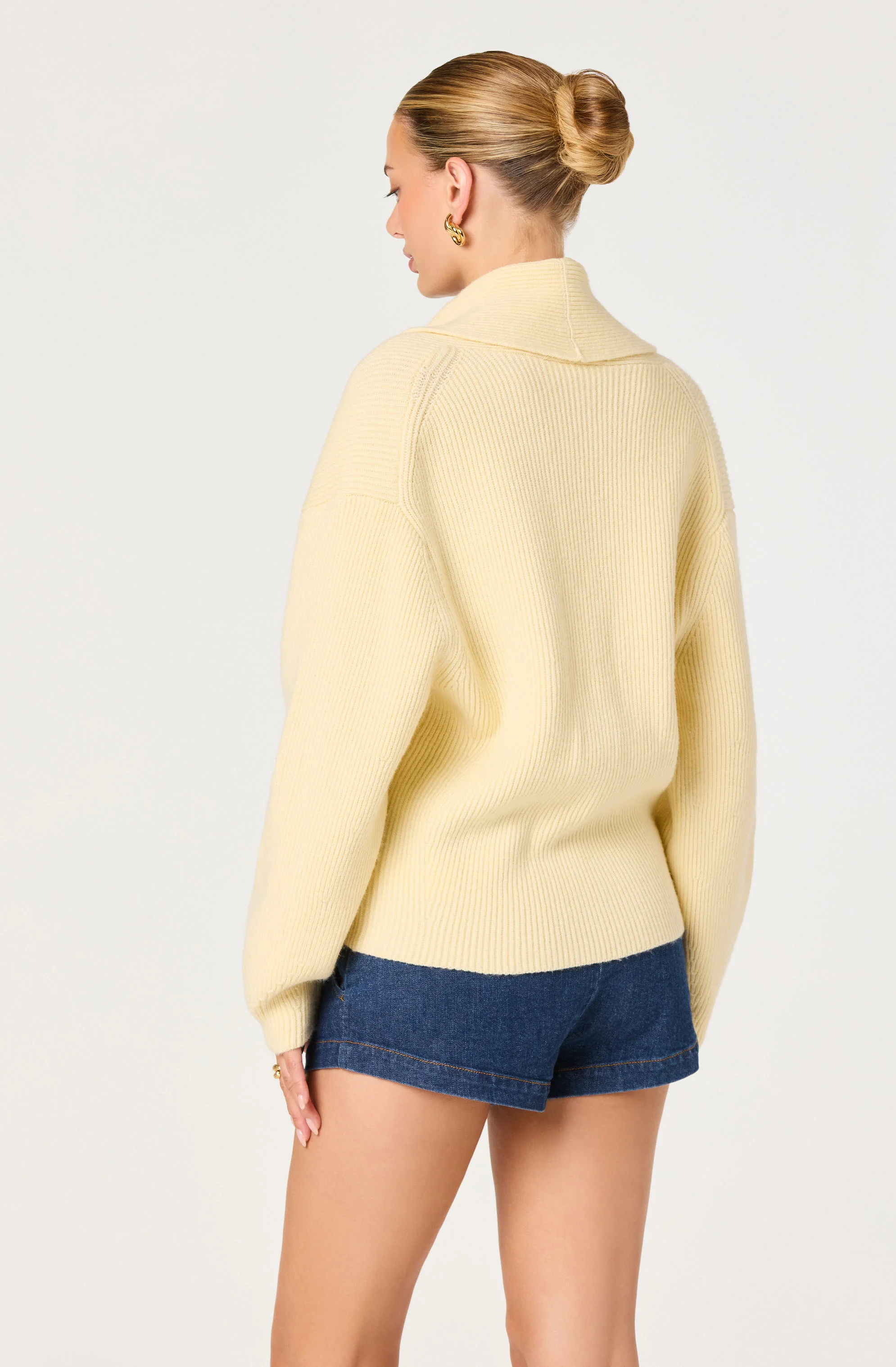 Ayleen Ribbed Wrap Cardigan - Image 3