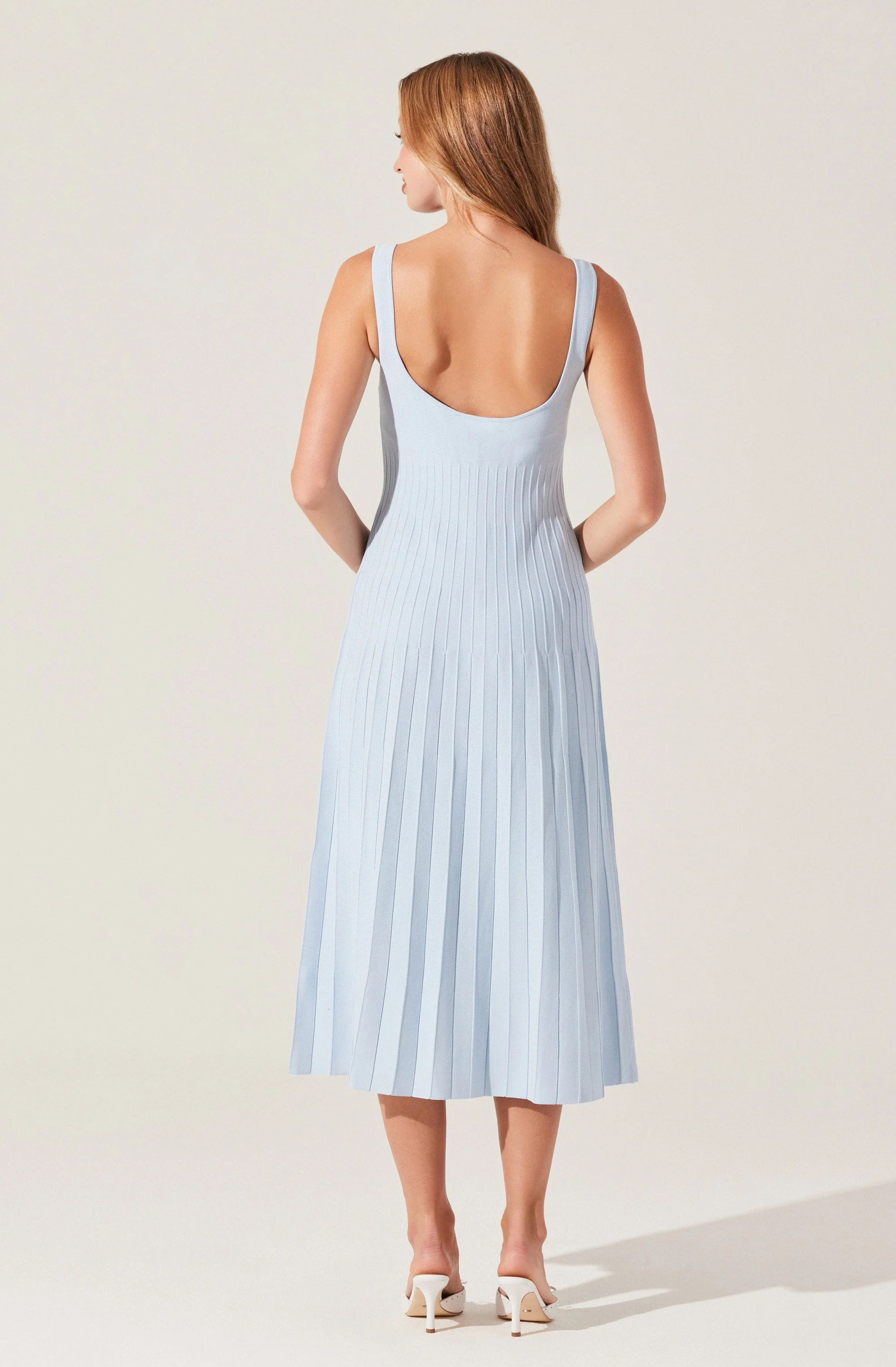 Aylin Pleated Midi Sweater Dress - Image 4