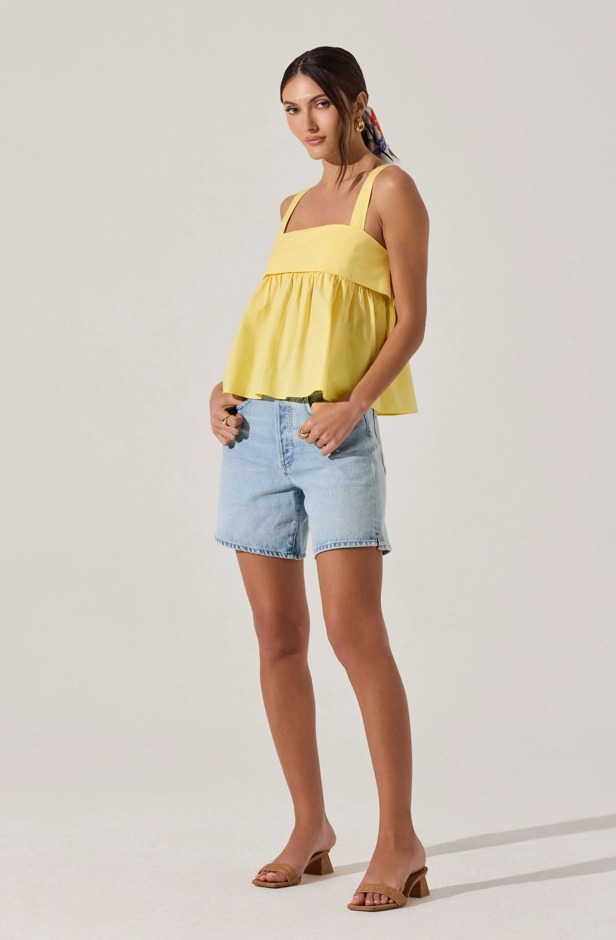 Square Neck Babydoll Top - Image 11