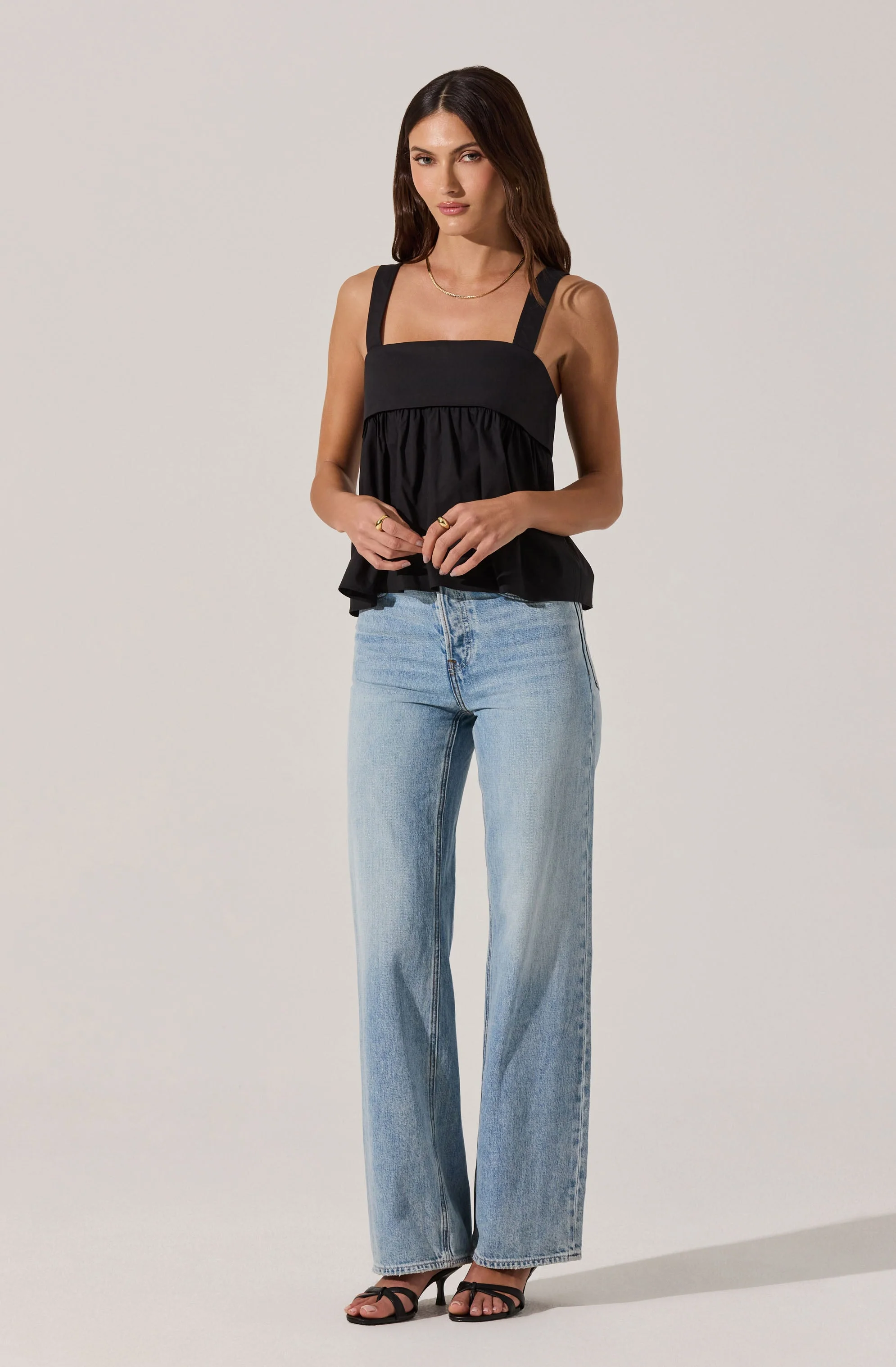 Square Neck Babydoll Top - Image 2