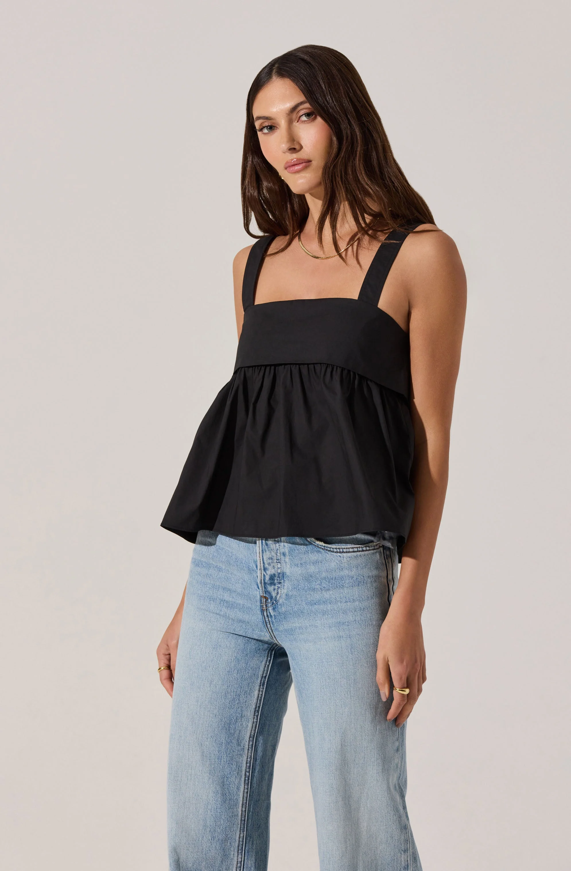 Square Neck Babydoll Top - Image 3