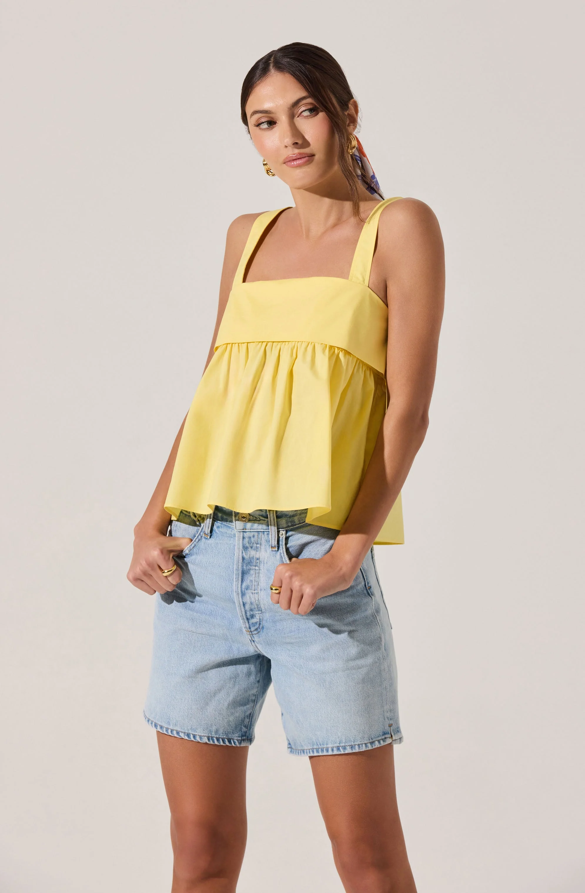 Square Neck Babydoll Top - Image 9