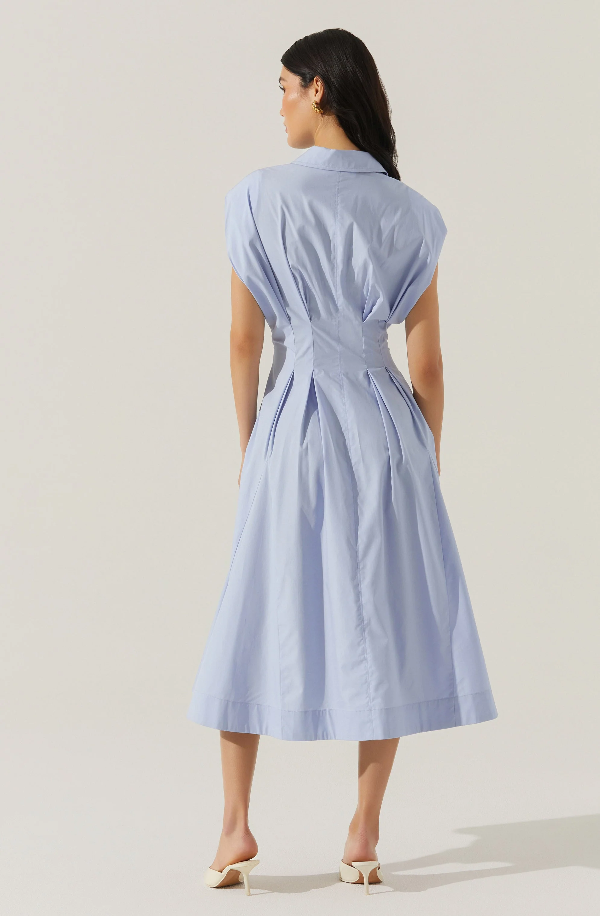 Beckett Tapered Waist Pleated Dress - Image 2