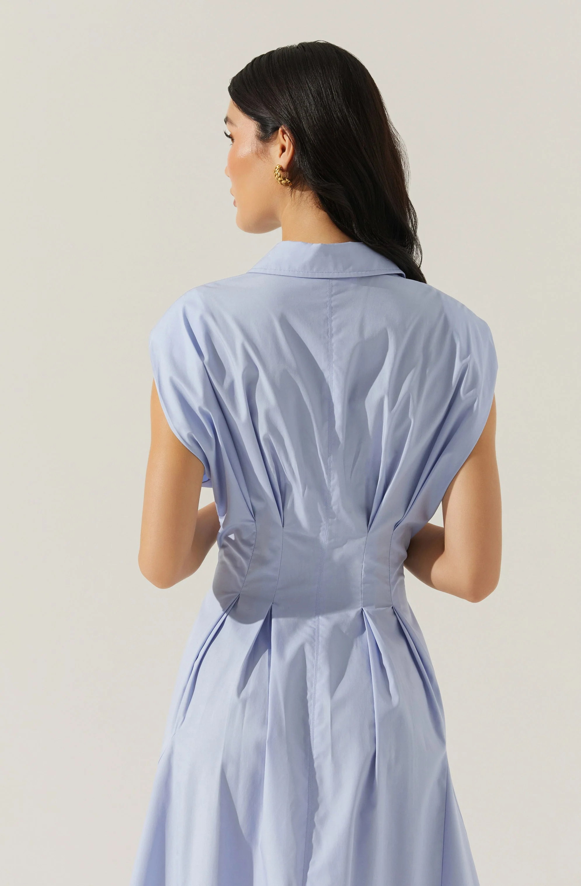 Beckett Tapered Waist Pleated Dress - Image 5