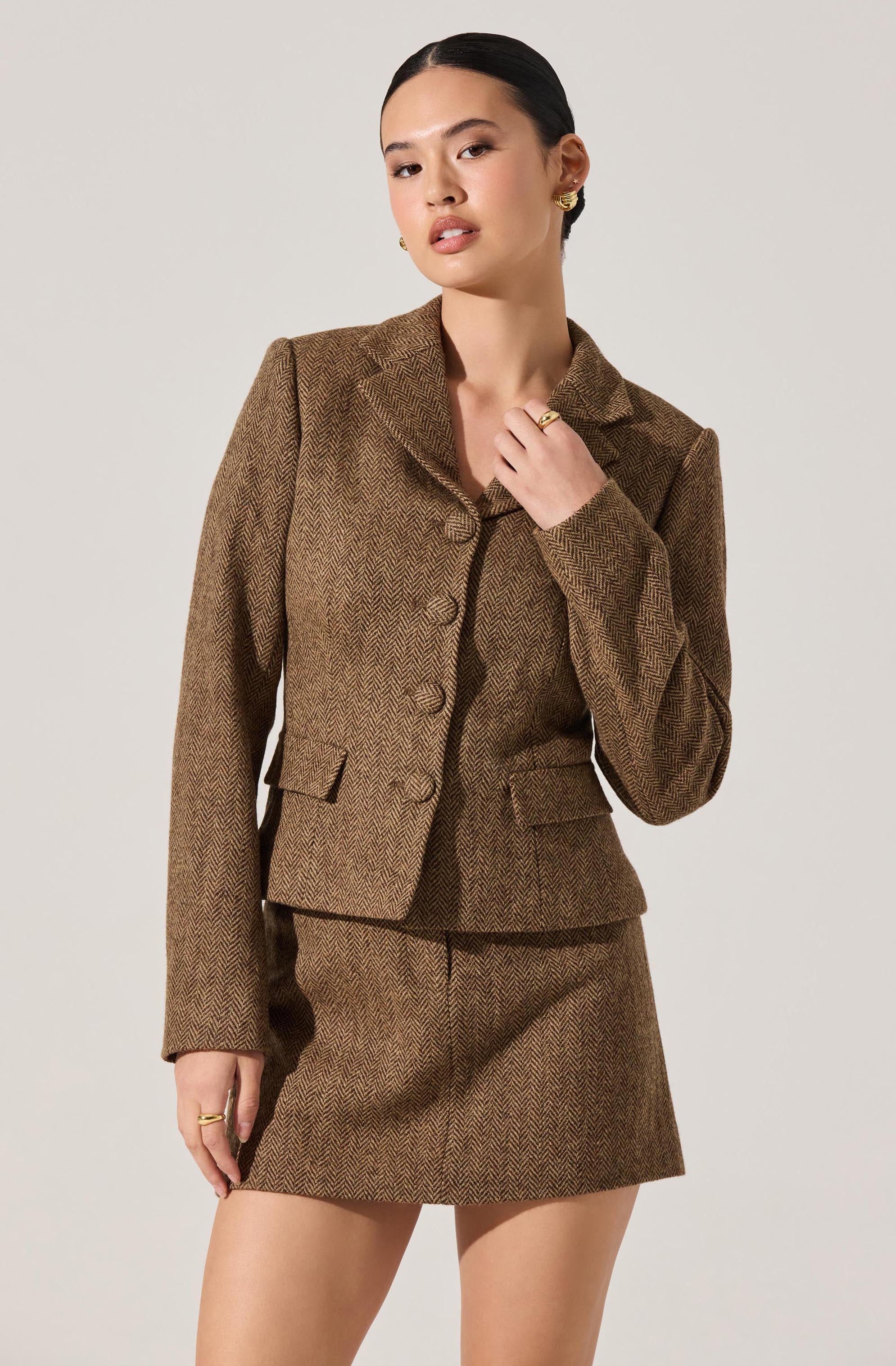 Bella Tailored Mini Skirt - Image 6