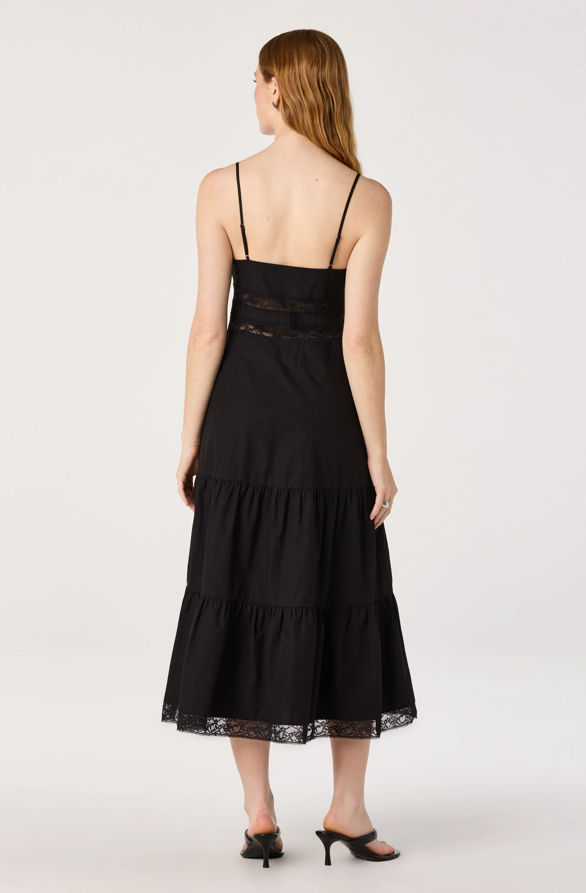 Berenice Lace Trim Midi Dress - Image 3