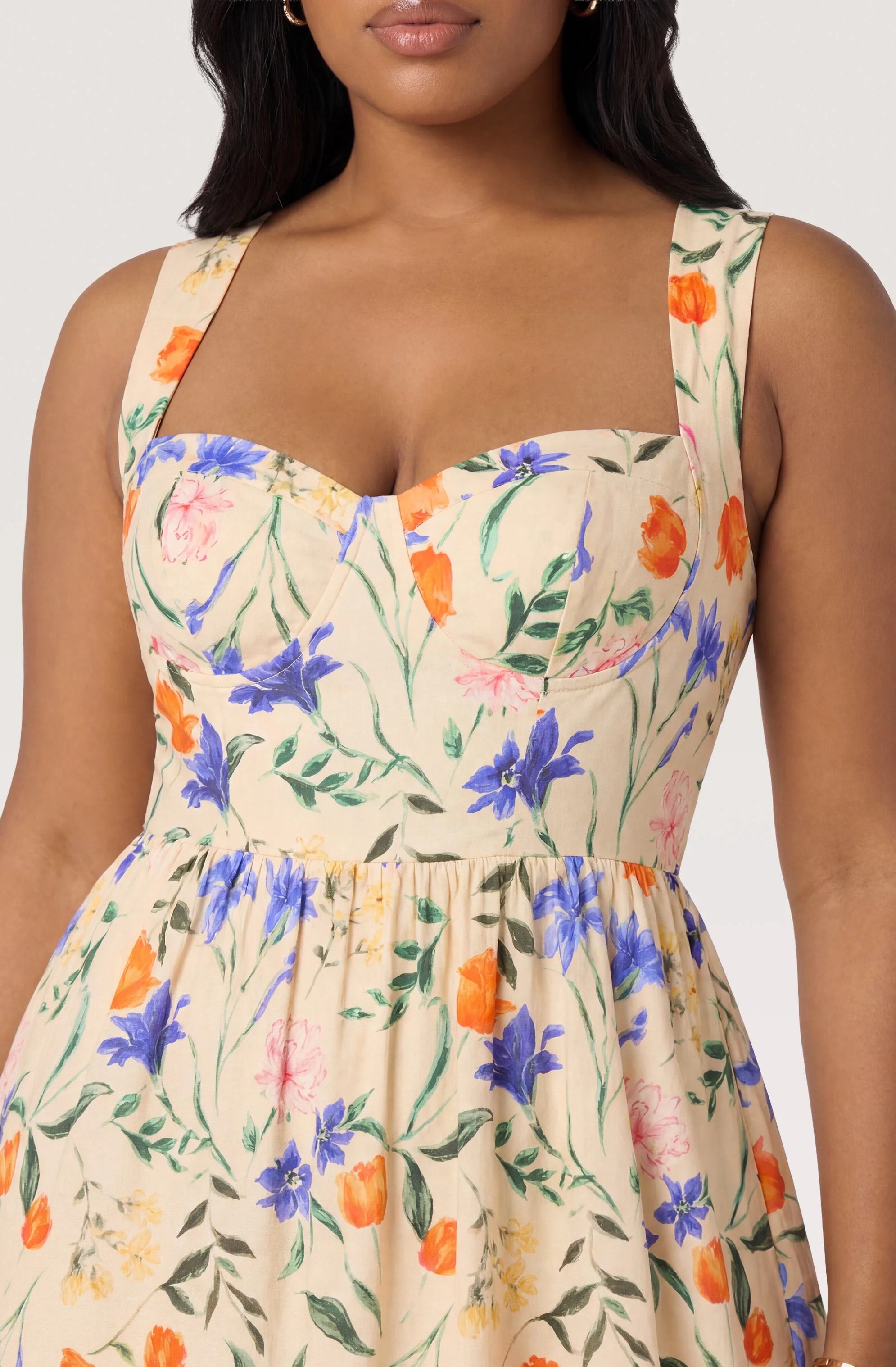 Beryl Garden Floral Midi Dress - Image 17