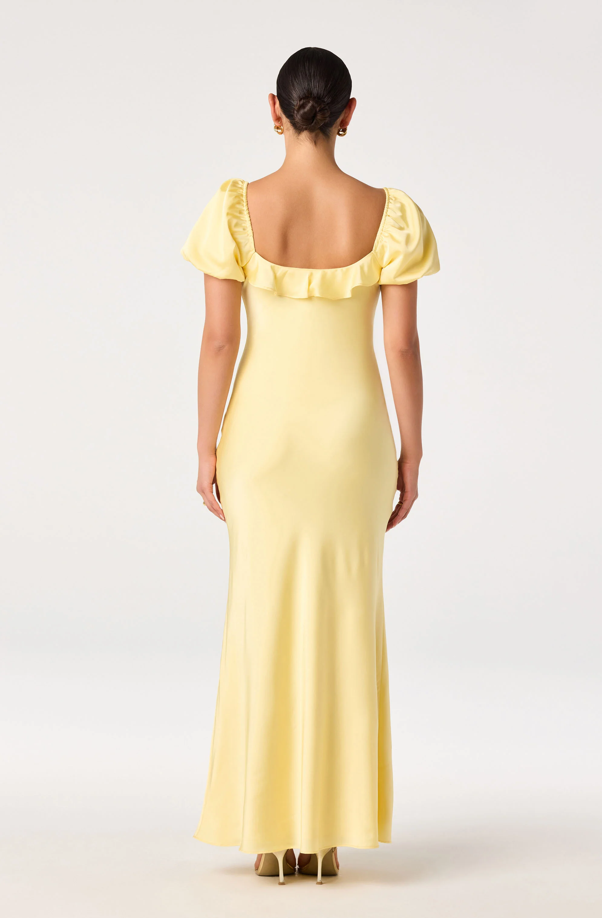 Bethrose 3D Rose Satin Maxi Dress - Image 15